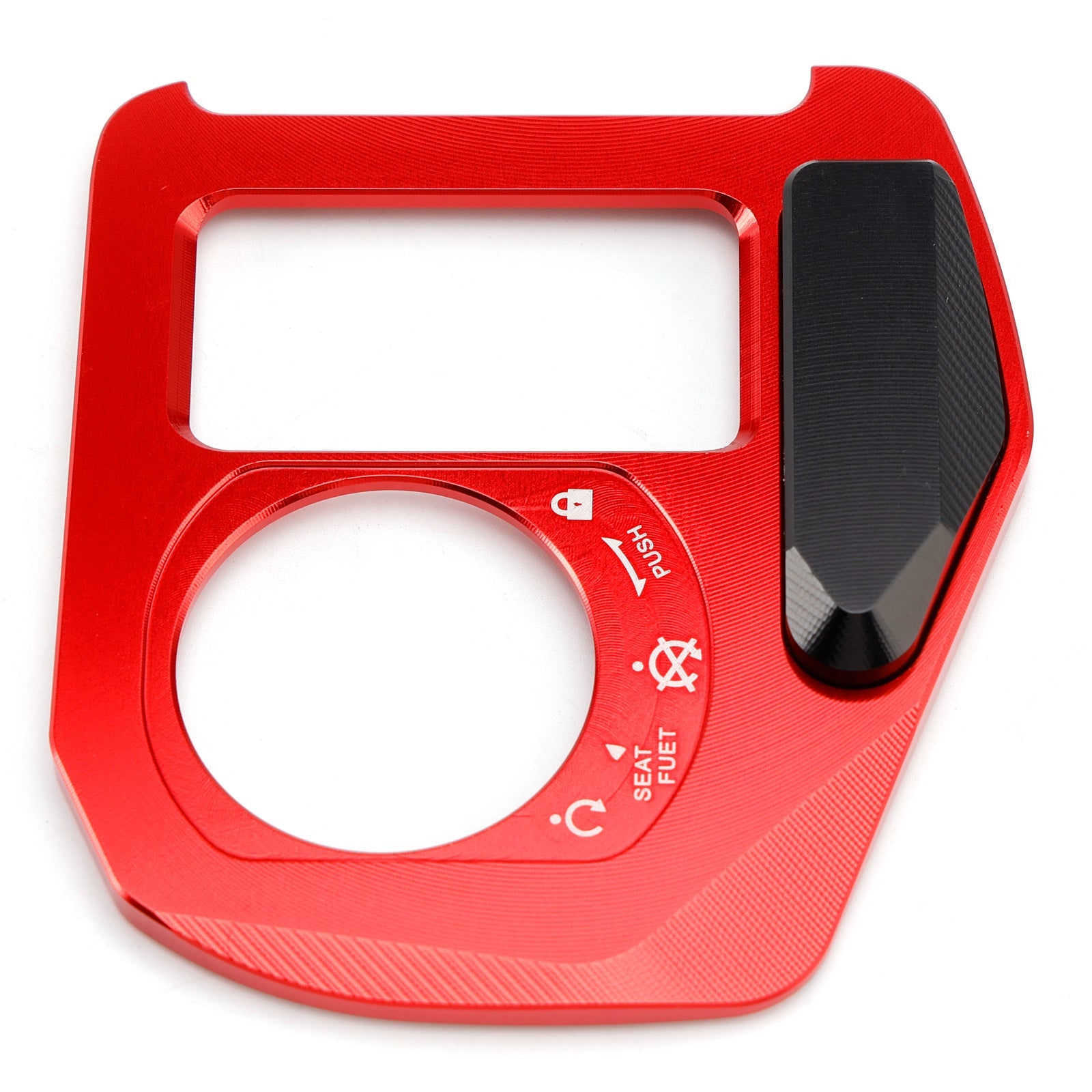 Cache-cylindre de clé en aluminium rouge pour Honda ADV 160 (2022, 2023, 2024)