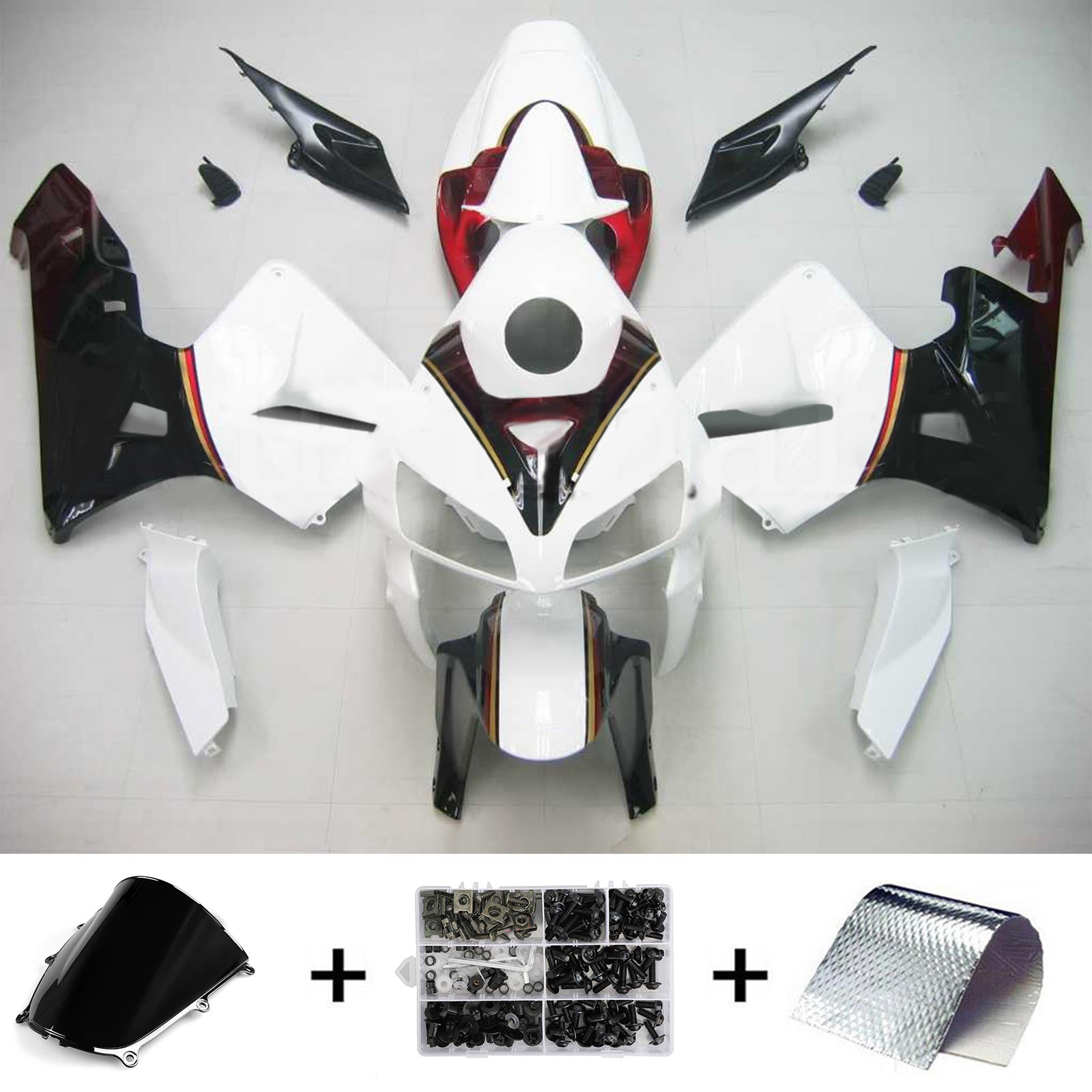 Kit de carénage par injection, carrosserie en plastique ABS pour Honda CBR600RR 2005-2006 F5