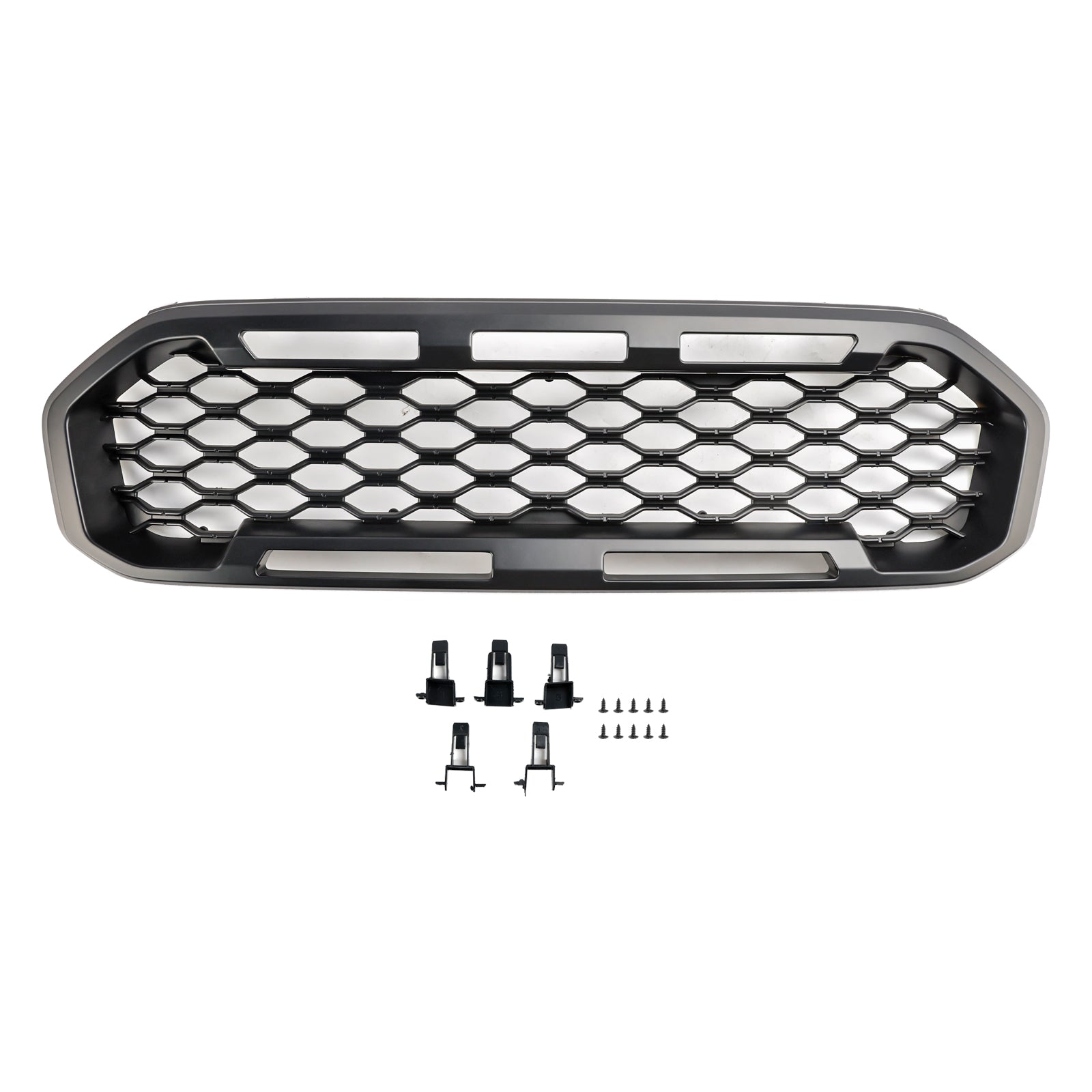 Grille de pare-chocs avant noire pour Ford Ranger T8 2019-2023