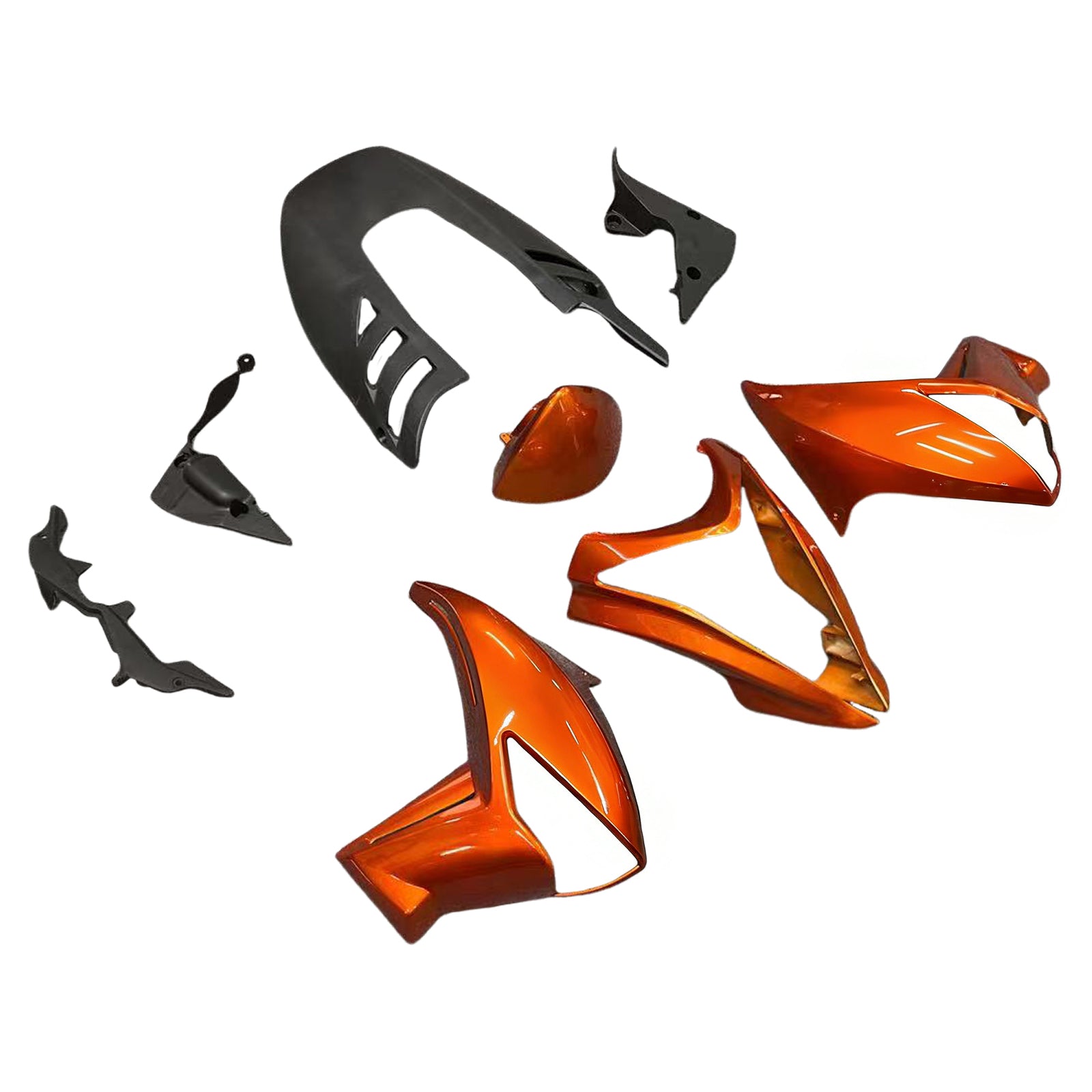 Kit de carénage par injection, carrosserie en plastique ABS, compatible avec la Kawasaki ER-6N 2009-2010