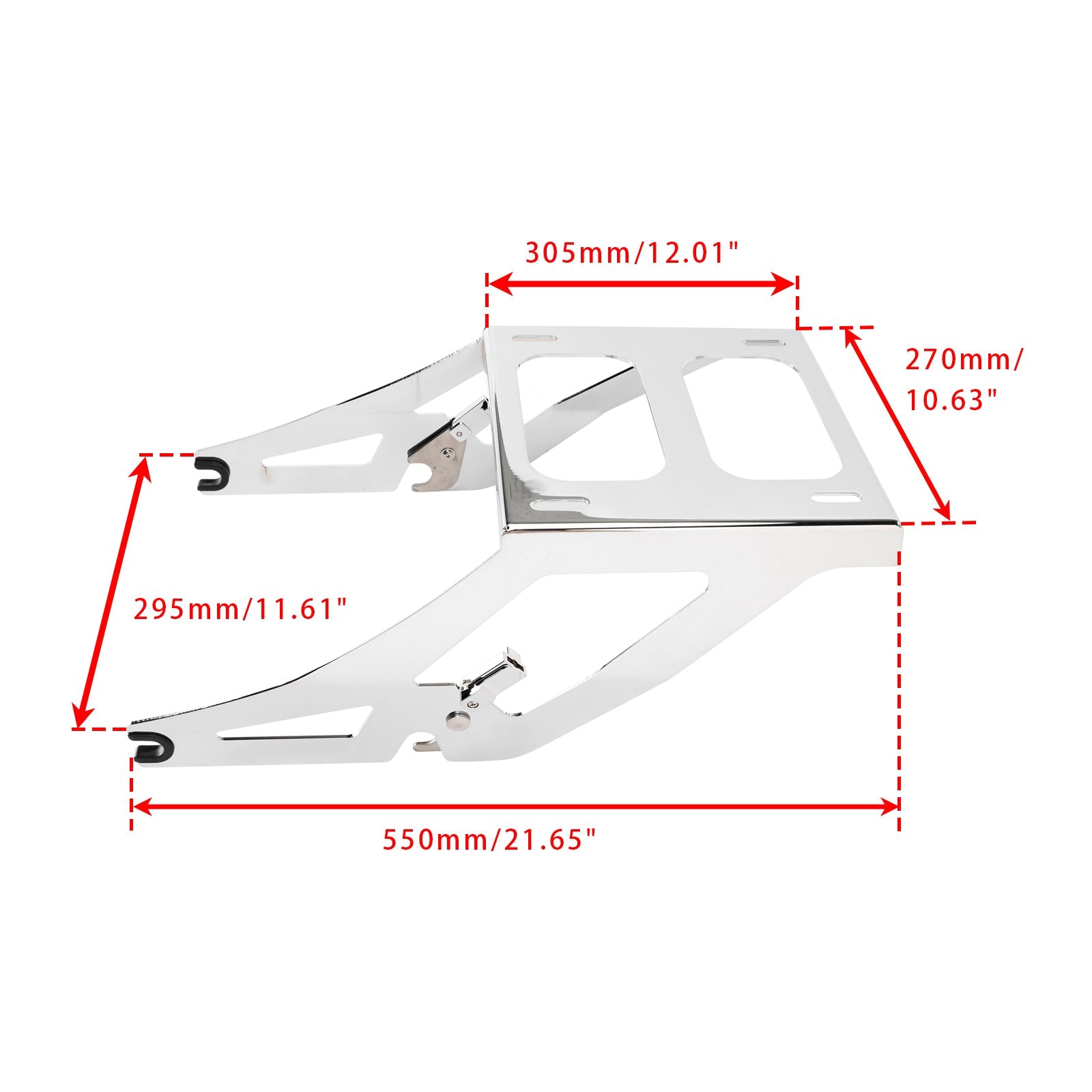 2018-2021 Softail Sport Glide FLSB TOUR PACK WYJMOWANY PAKIET 2-UP MONTAŻ NA RACK CHROM
