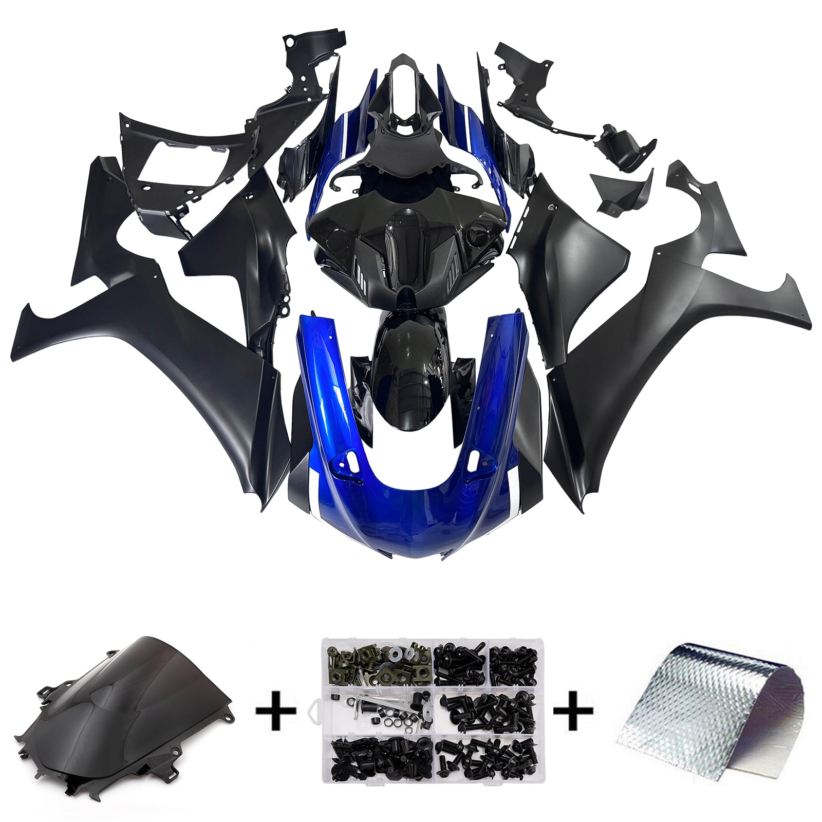 Kit de carénage à injection en plastique ABS pour Yamaha YZF-R1 2020-2026