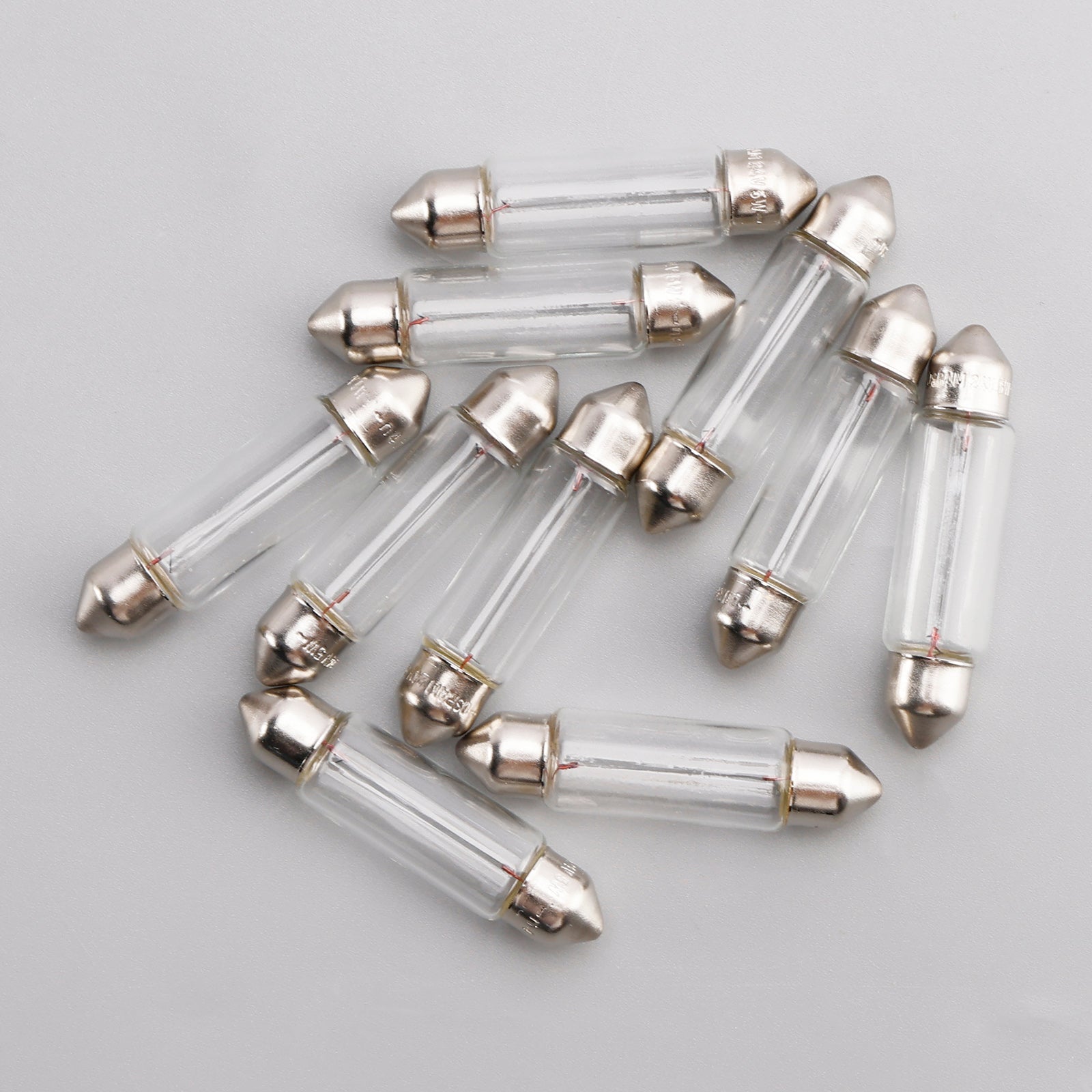 Lot de 10 ampoules tubulaires pour éclairage de voiture C5W SV8.5 41 mm 6424 24 V 5 W pour OSRAM
