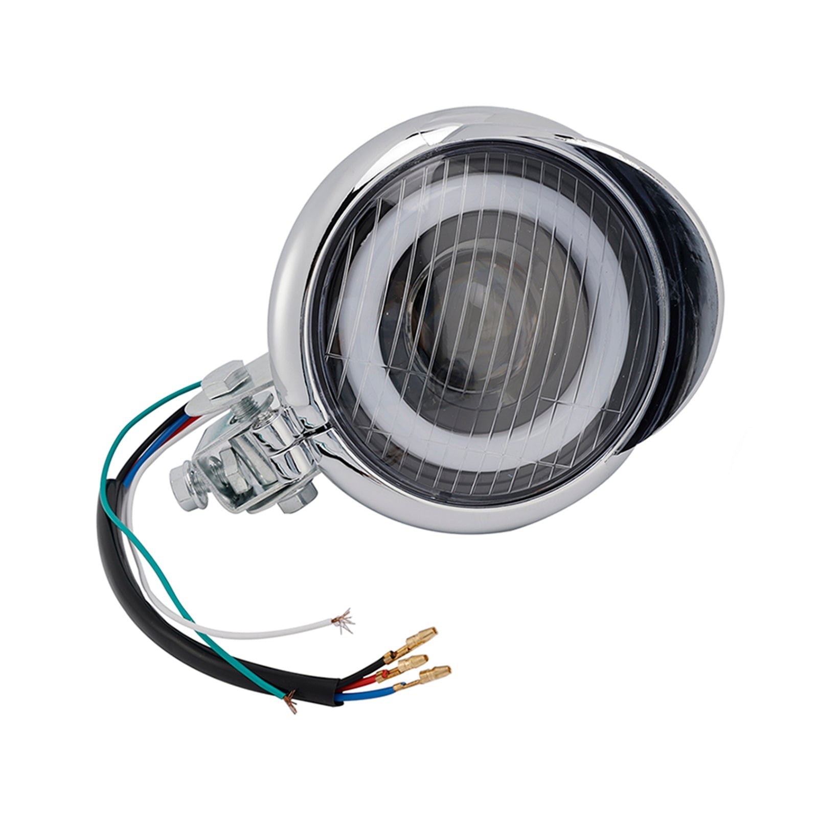 Gepersonaliseerd verchroomd chroom mist licht, compatibel met racer-, bobber- en chopper -modellen, N ° D17