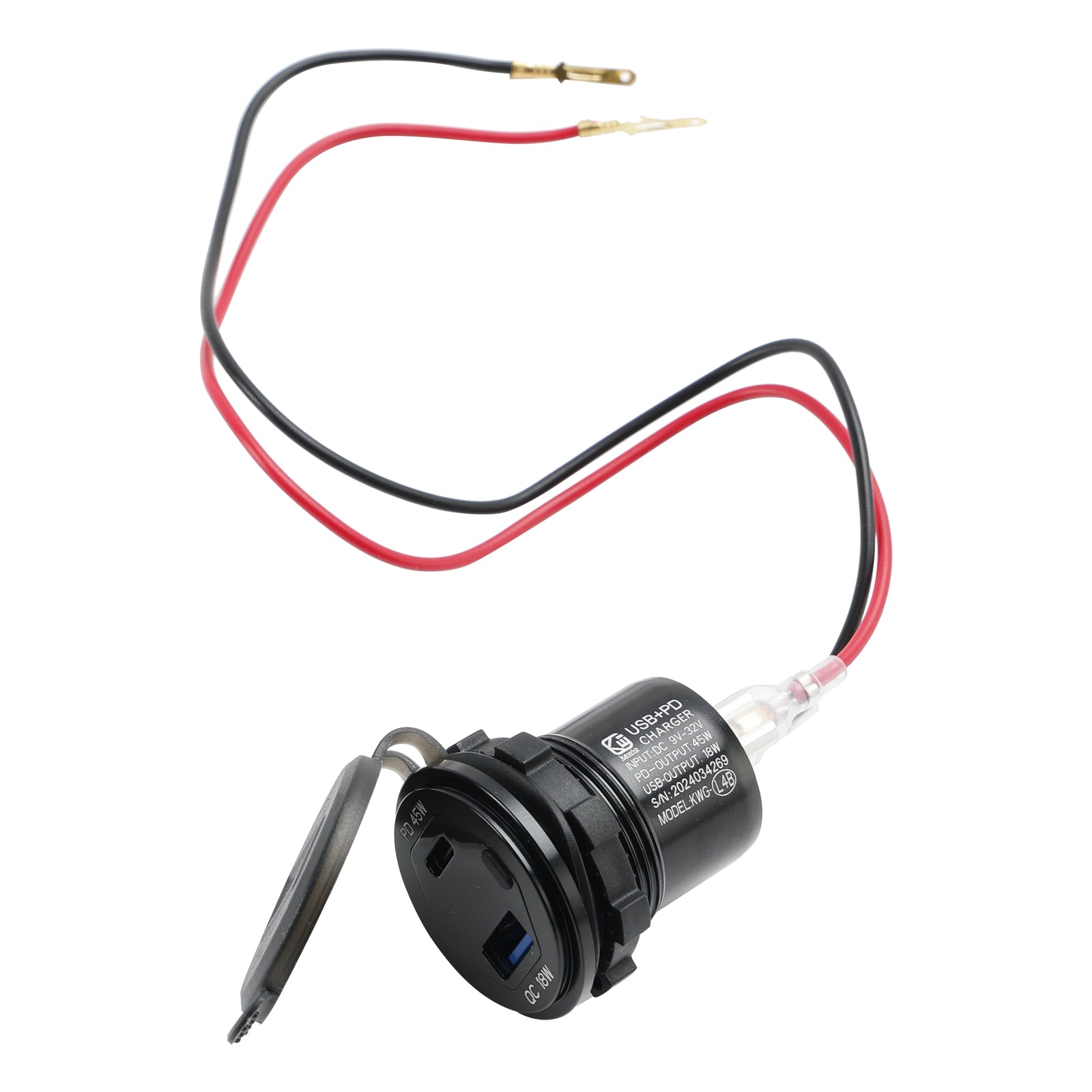 Chargeur de prise 12V Yamaha PG-1 2023-2024 USB + type C à prise rapide