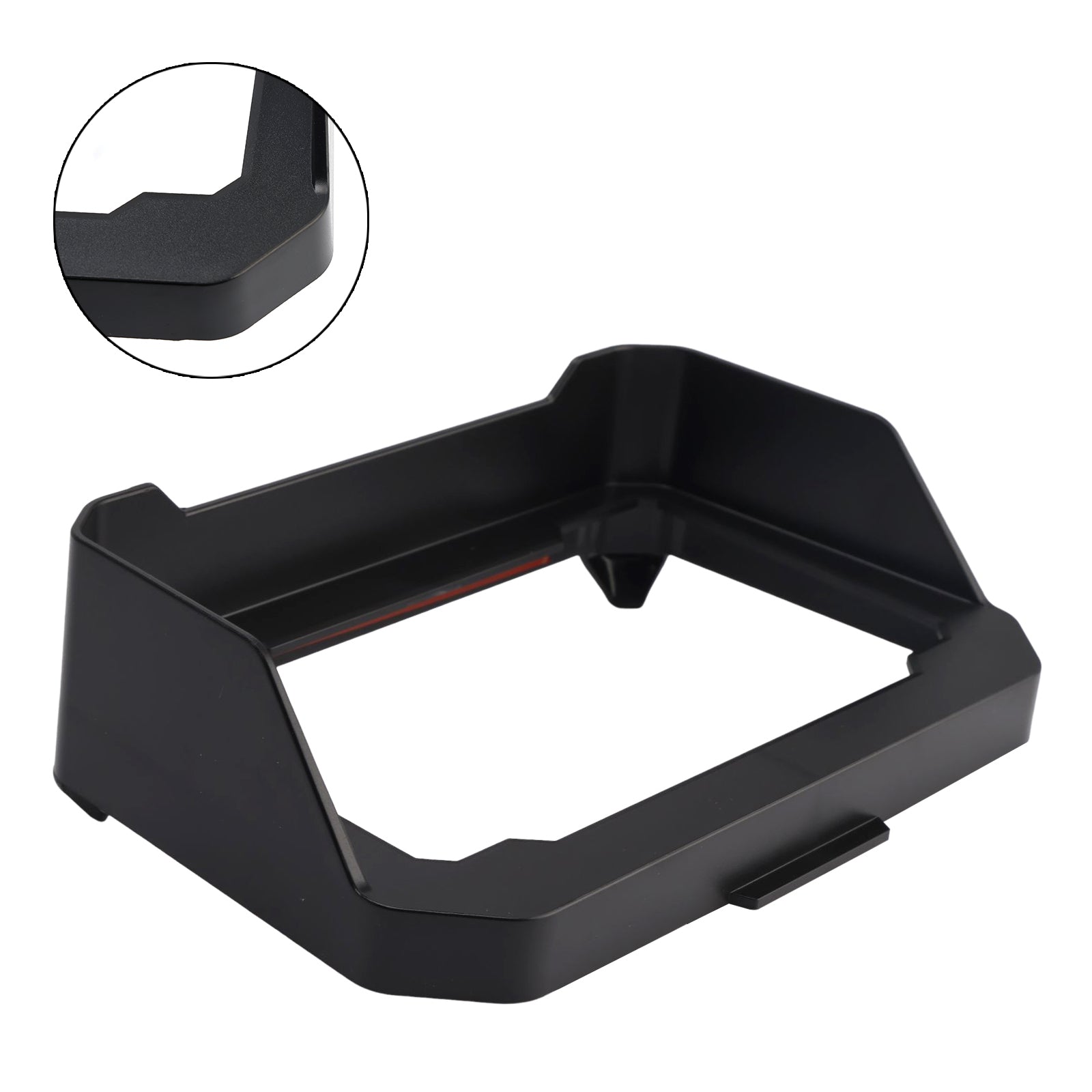 Boîtier de compte-tours et de compteur de vitesse noir, compatible avec Yamaha MT-09 24-25 et MT-07 25+.