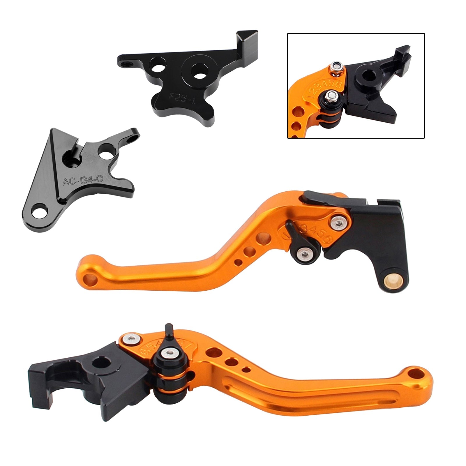 Krótka dźwignia hamulca i sprzęgła dla Honda CB350 CB350 2021-2023