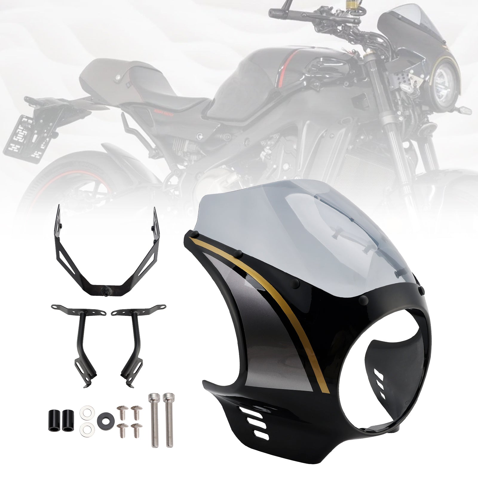 Parabrisas y carenado de faro para Yamaha XSR900 (2022-2025)