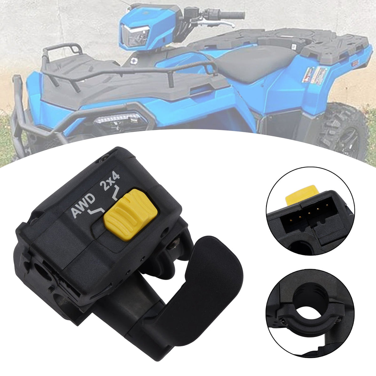 Levier d'accélérateur au pouce 2010403 compatible avec Polaris Sportsman XP 1000 Touring 16-24