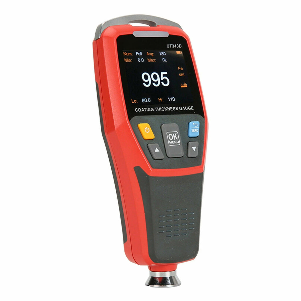 UT343D Digitale laagdiktemeter, meetbereik: 0-1250 µm