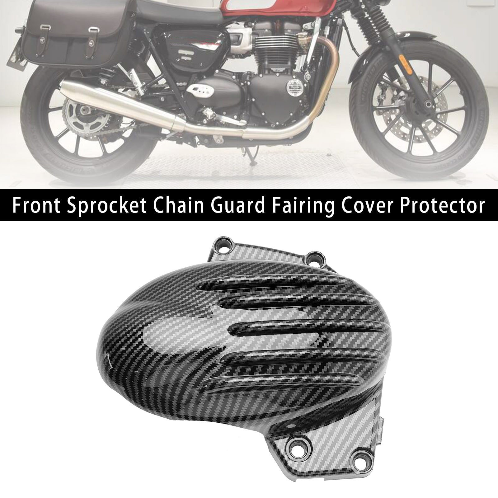 Couvercle de carénage de protection de chaîne de pignon avant Speed Twin 900 2023-2024
