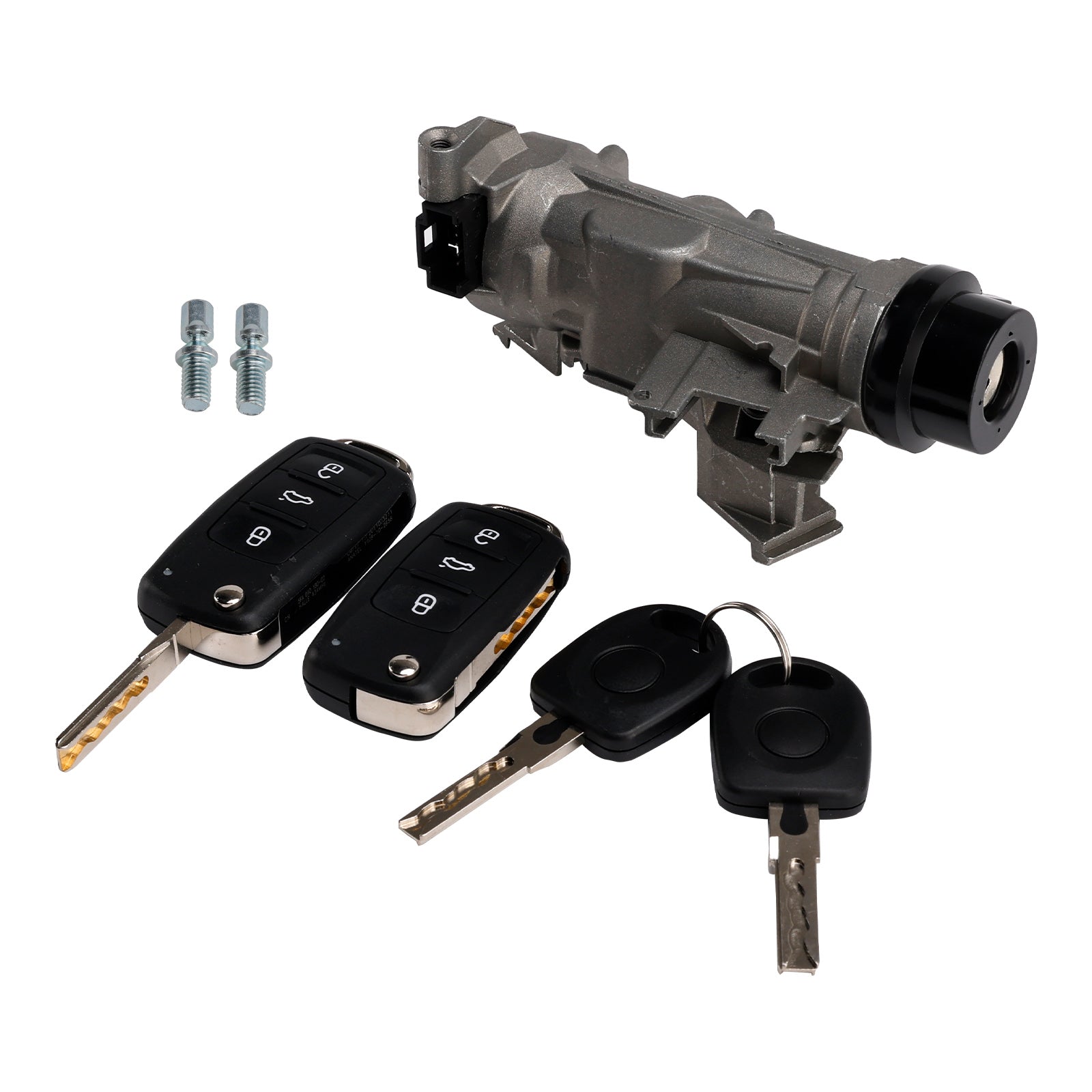 Cylinder zamka stycznika' Zapłon Jetta 2006-2018 z 2 kluczykami 1K0905851B 1K0905865