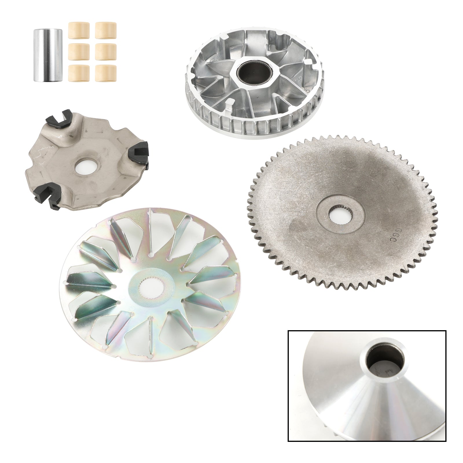 Zespół koła pasowego wariatora sprzęgła przedniego Honda NHX110 LEAD110 2008-2015 22102-Kzl-930