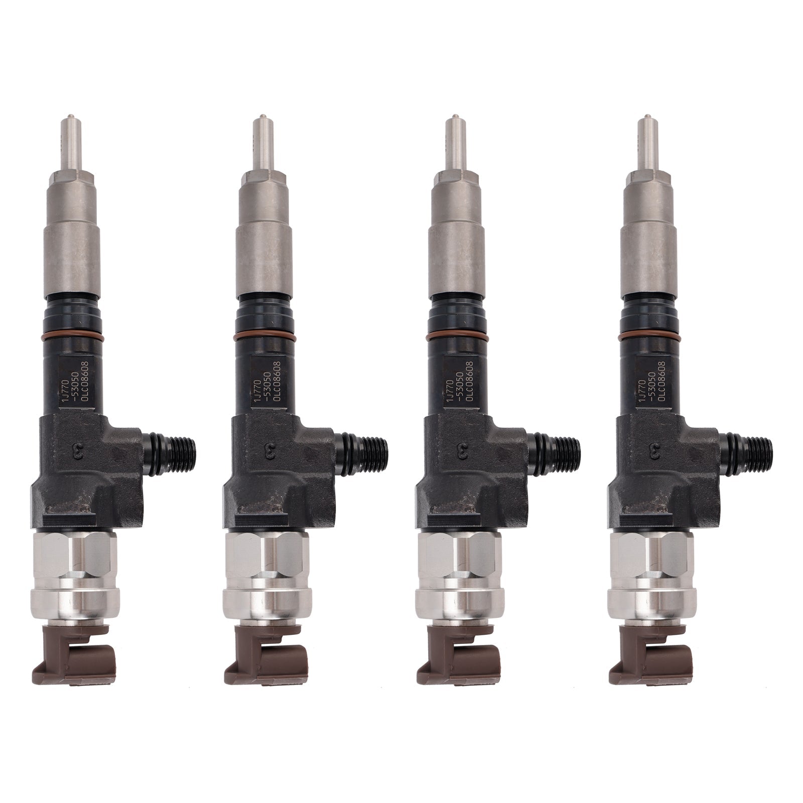 Injecteurs de carburant (4 pièces) compatibles avec les chargeuses sur pneus compactes Caterpillar CAT 906M, 907M et 908M, moteur C3.3B, référence 6082959