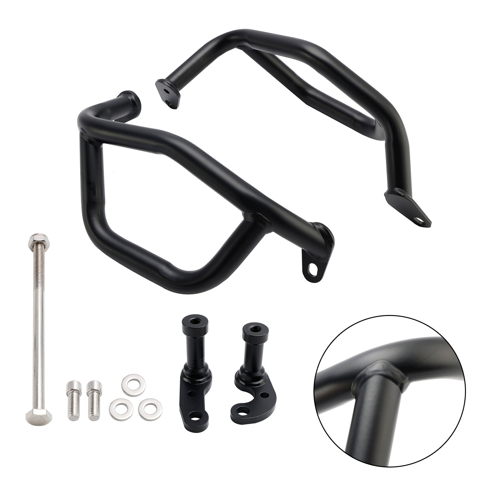 Cadre de protection de moteur Honda NX500 2024, barre de protection inférieure argentée