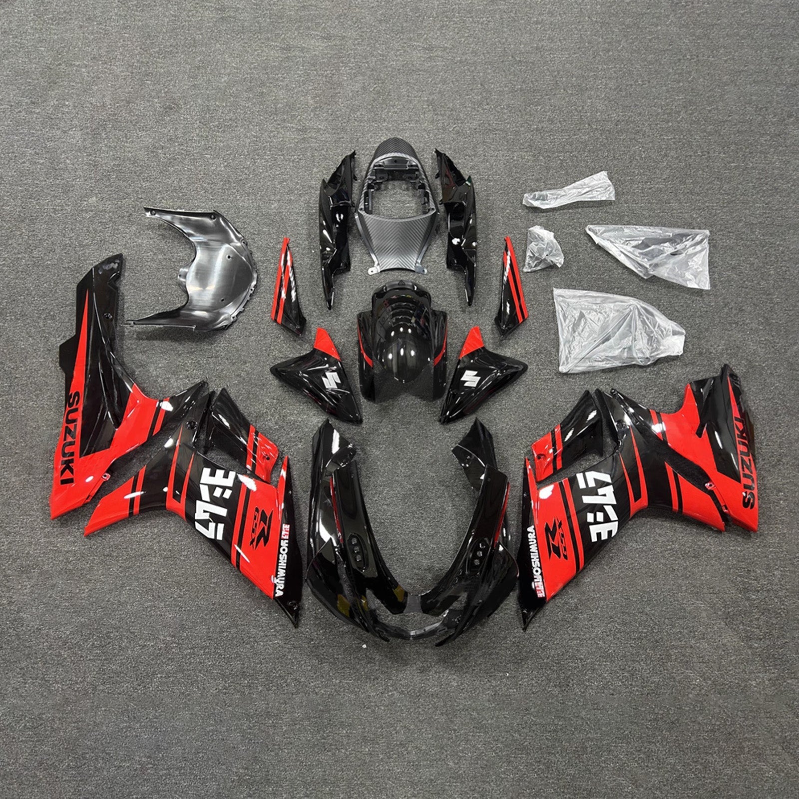 Kit de carenado inyectado de plástico ABS para Suzuki GSXR 600/750 2011-2026 K11
