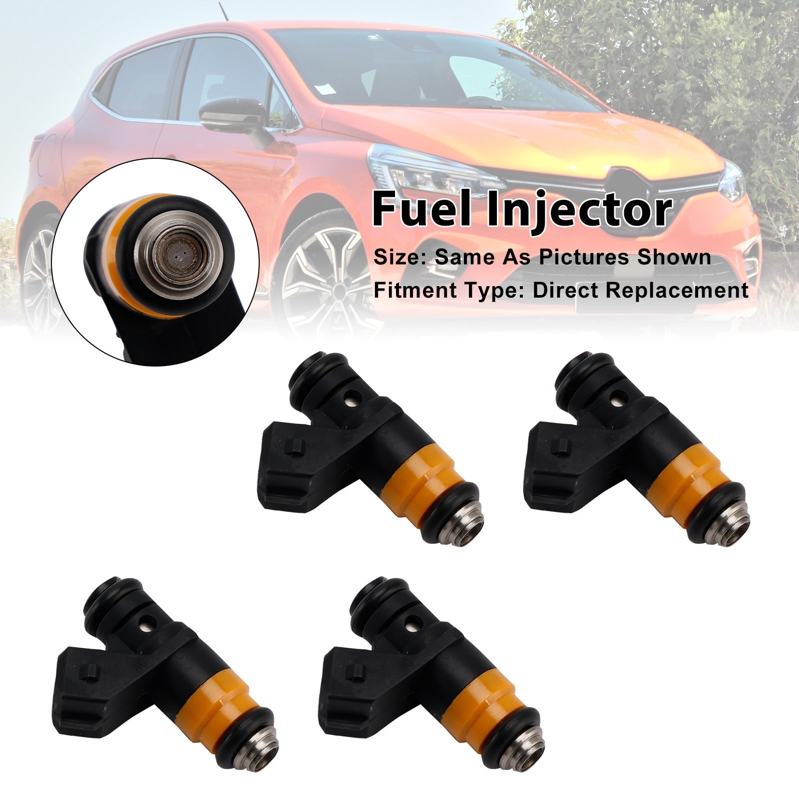 4 injecteurs de carburant pour Renault Clio 2, Megane 2, Scenic 2 1.4/1.6 16V H029611