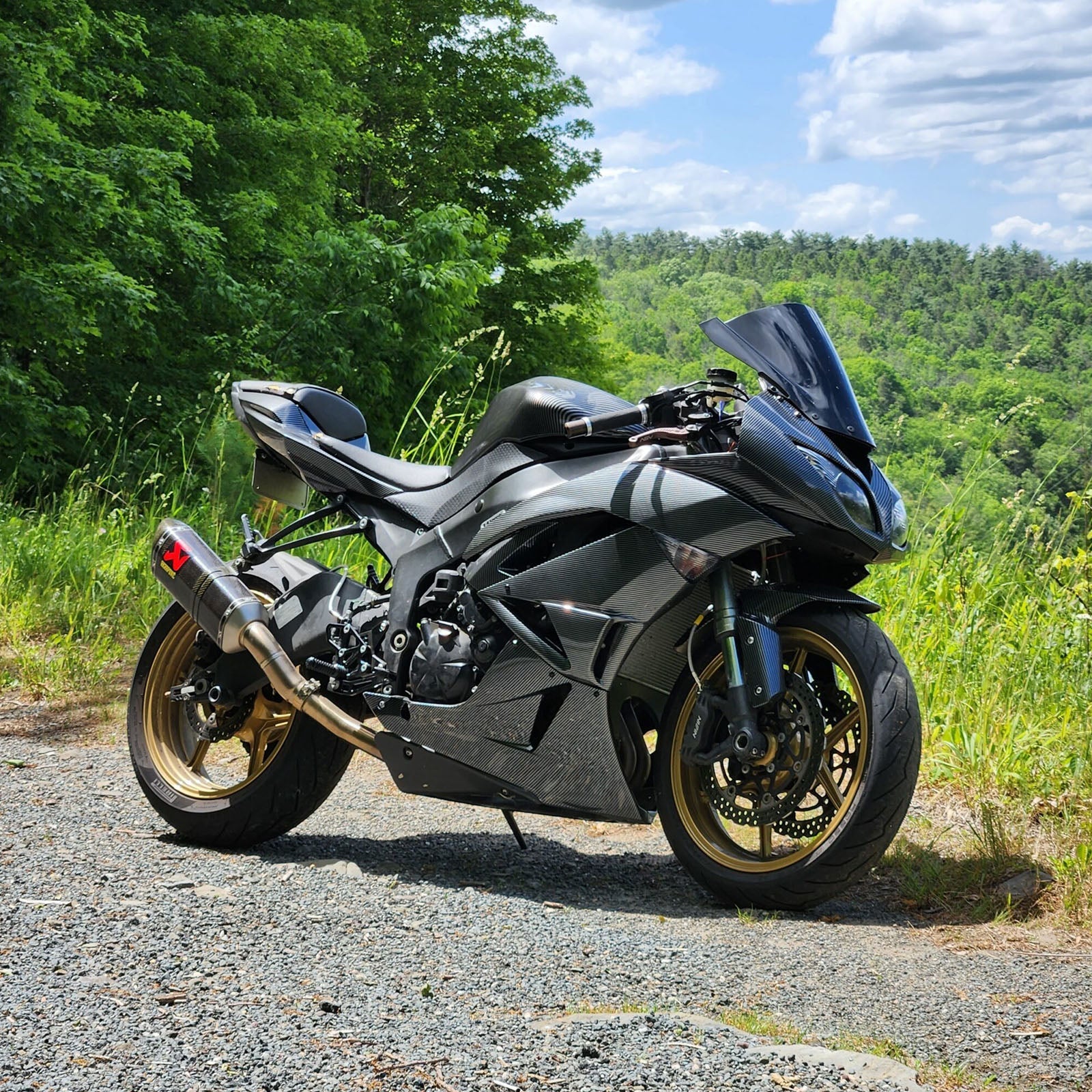 Kit di carenatura a iniezione, corpo in plastica ABS per Kawasaki ZX10R 2008-2010