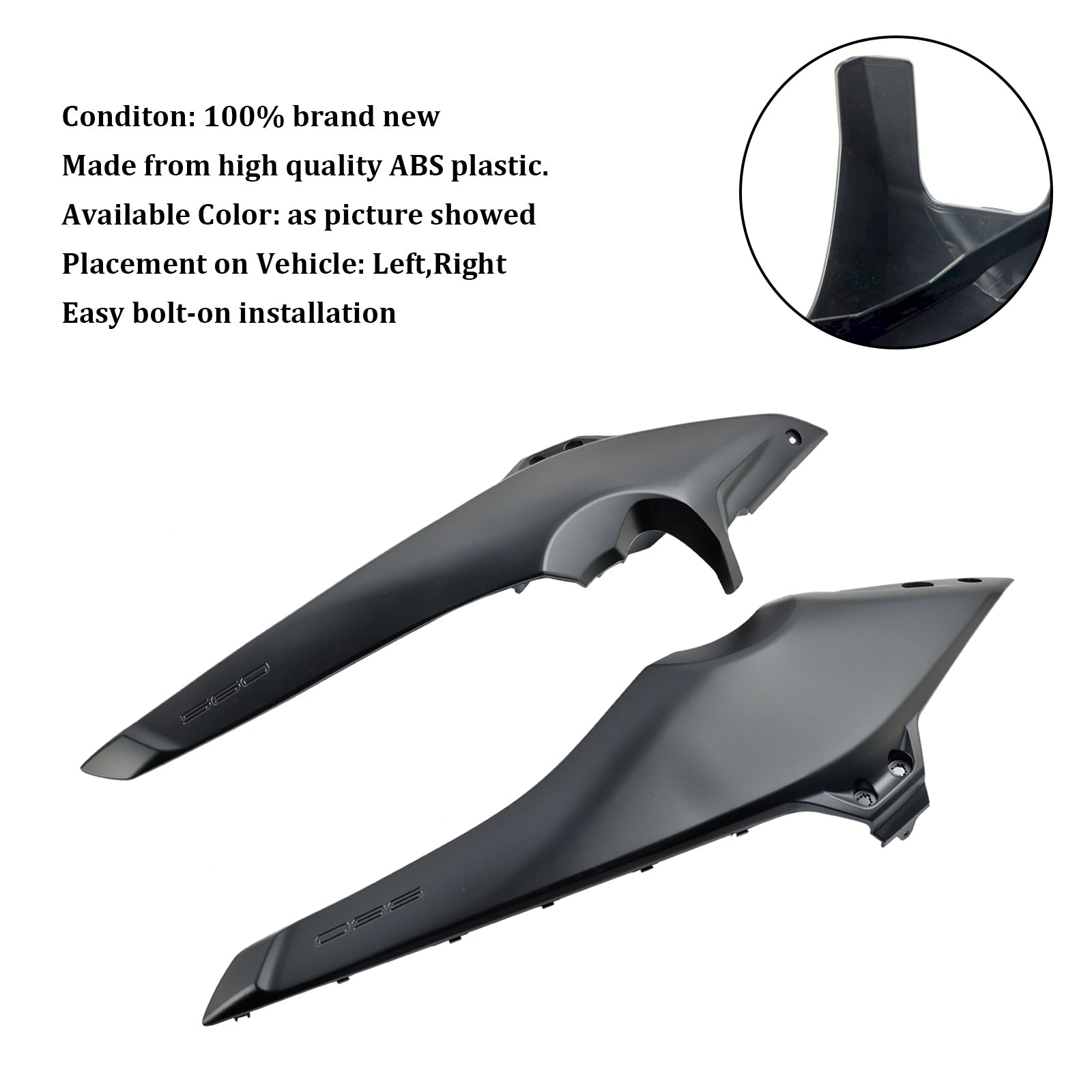 Boczne panele osłony ramy, owiewki dla Yamaha T-Max 560 2022-2024