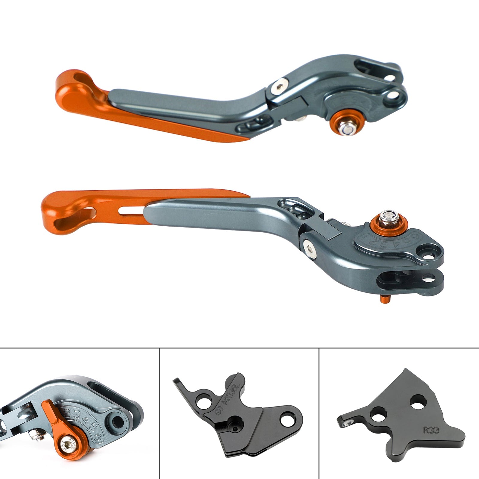 Leva del freno frizione regolabile per Yamaha YBR125 2005-2014