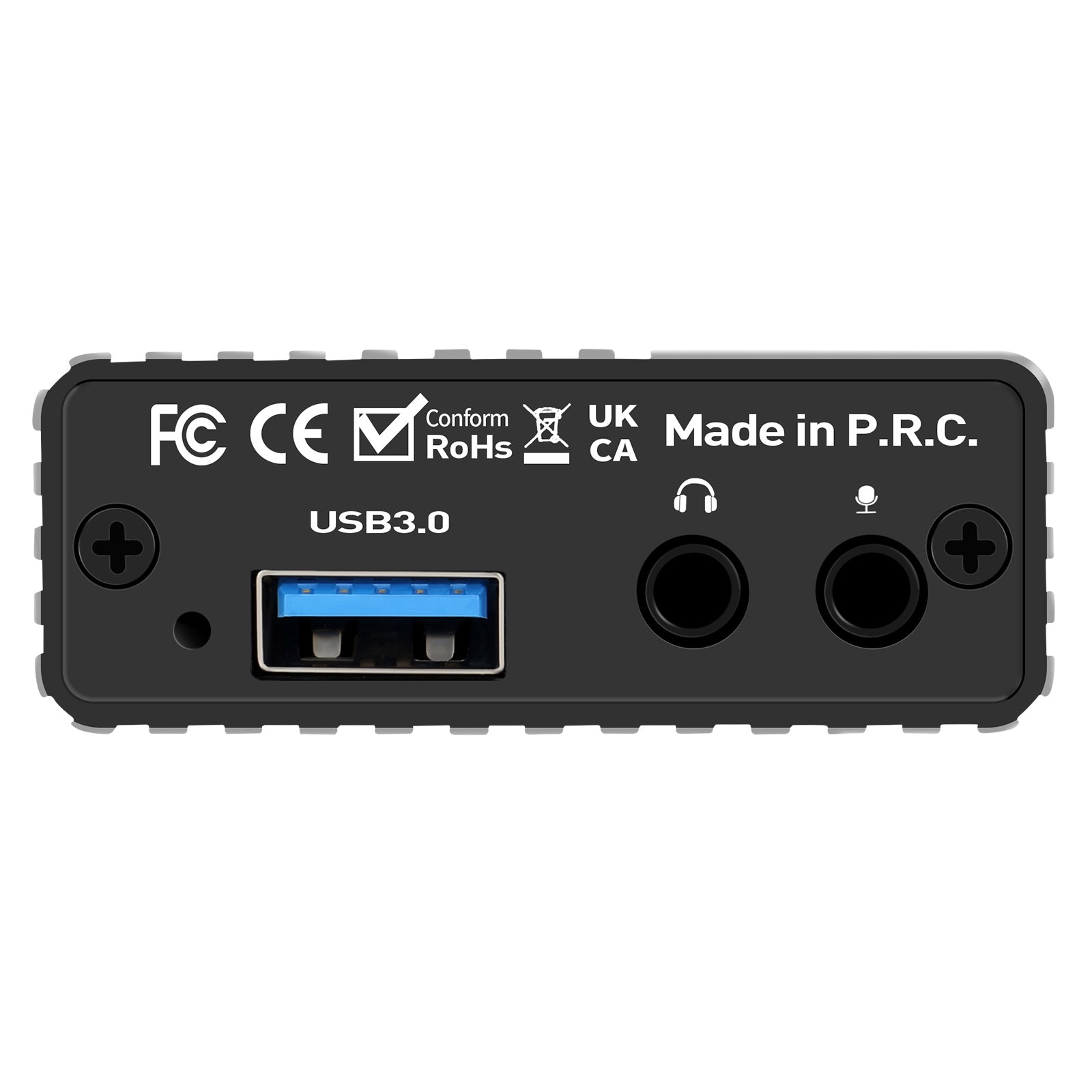 Carte de capture vidéo USB 3.0 Boîtier d'enregistrement HDMI 4K Microphone de diffusion en direct de jeu