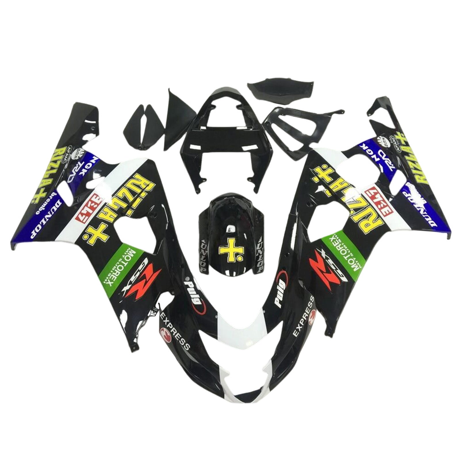 Kit carena iniezione Suzuki GSXR 600/750 K4 2004-2005 Carrozzeria in plastica ABS
