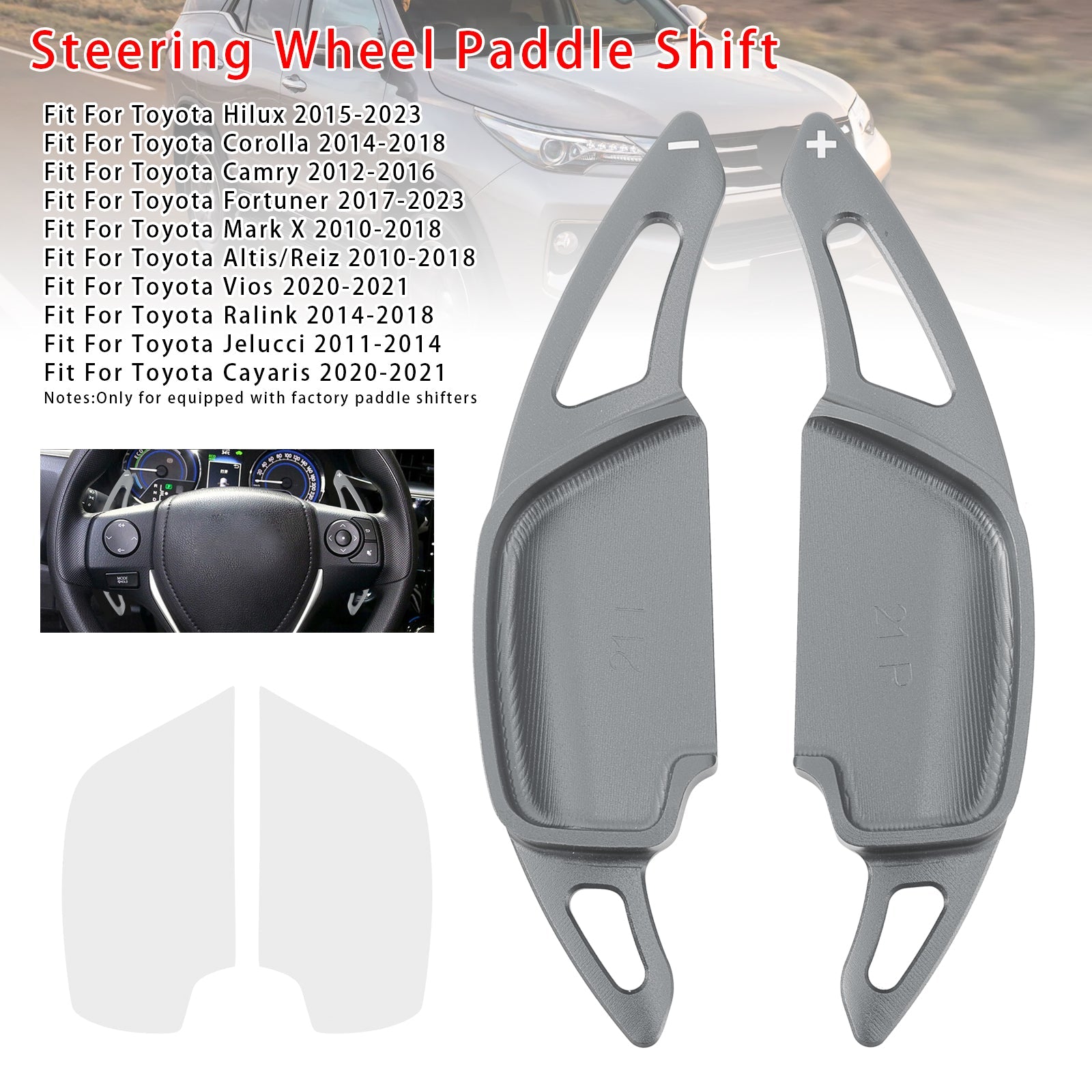 Ylinopeuskuvat pyörän takana Toyota Hilux Fortnerille