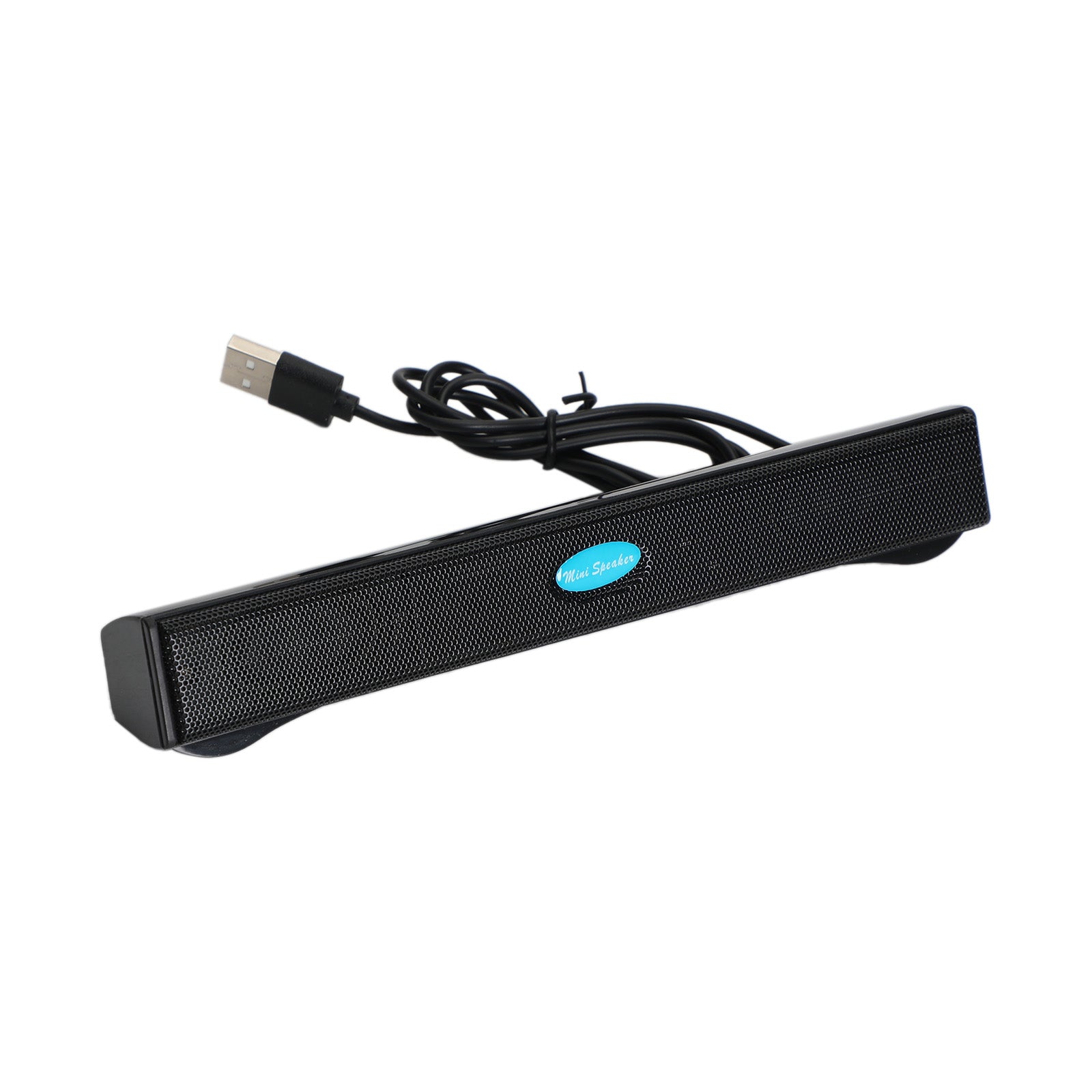 100HZ Wired USB Computer Haut-parleurs Stereo Sound Bar pour PC Laptop Noir