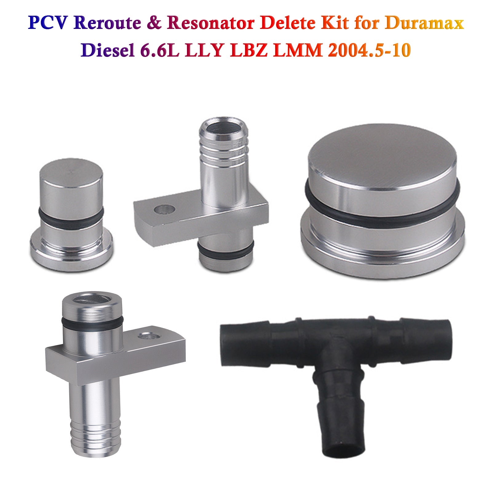 Duramax Diesel PCV-resonatorverwijderings- en omleidingsset 6.6L LLY LBZ LMM 2004.5-2010