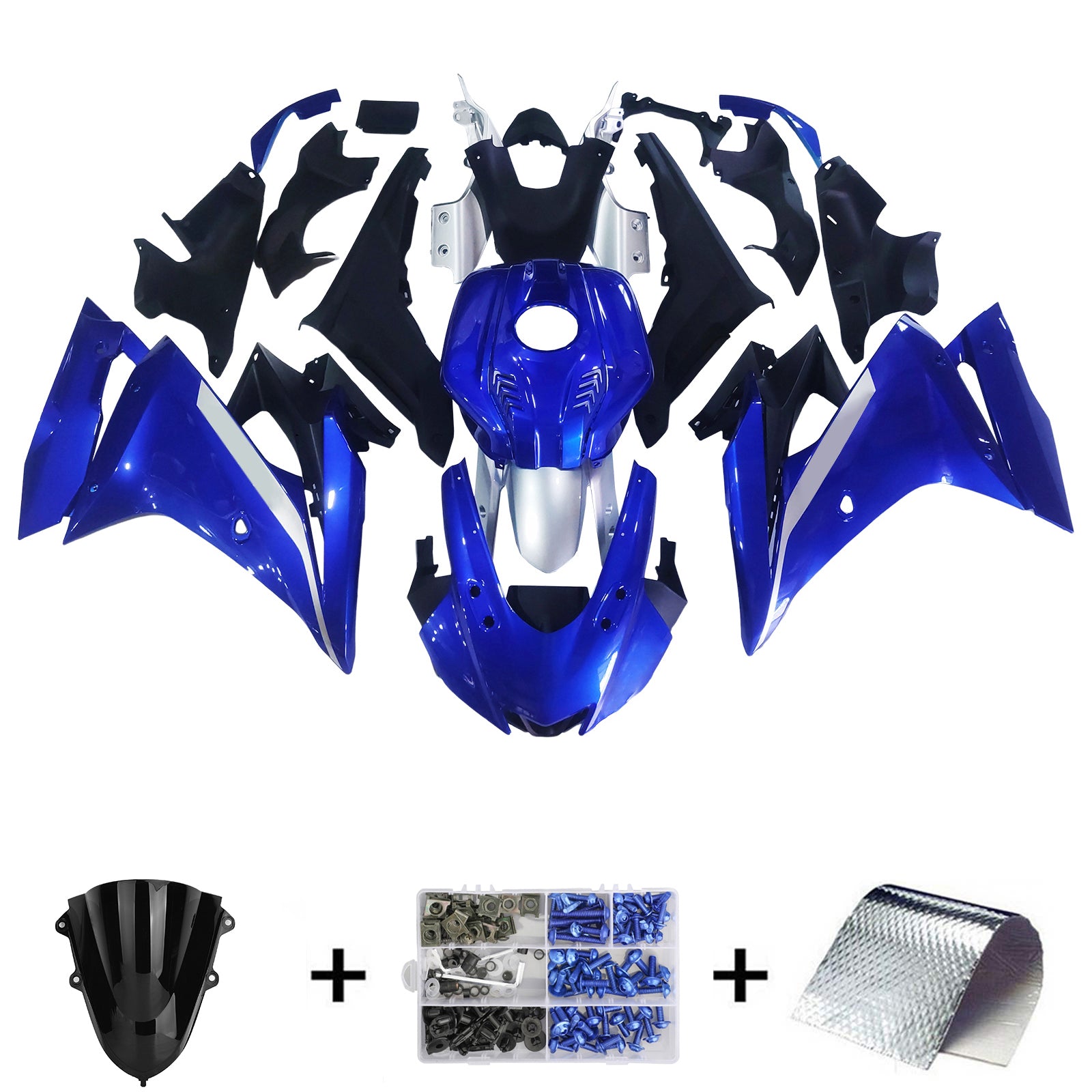 Kit de carénage injecté en plastique pour Yamaha YZF R125 2019-2022