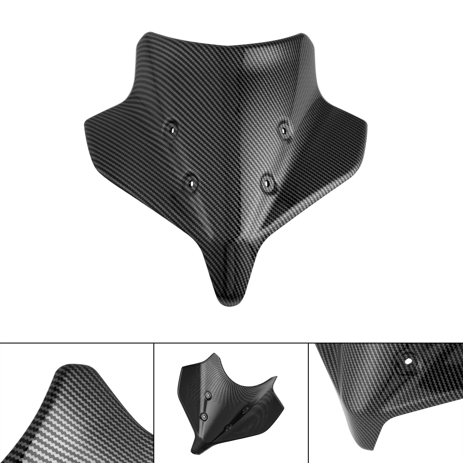 ABS-moottoripyörän tuulilasi Yamaha MT-10/MT-10 SP 2022-2024