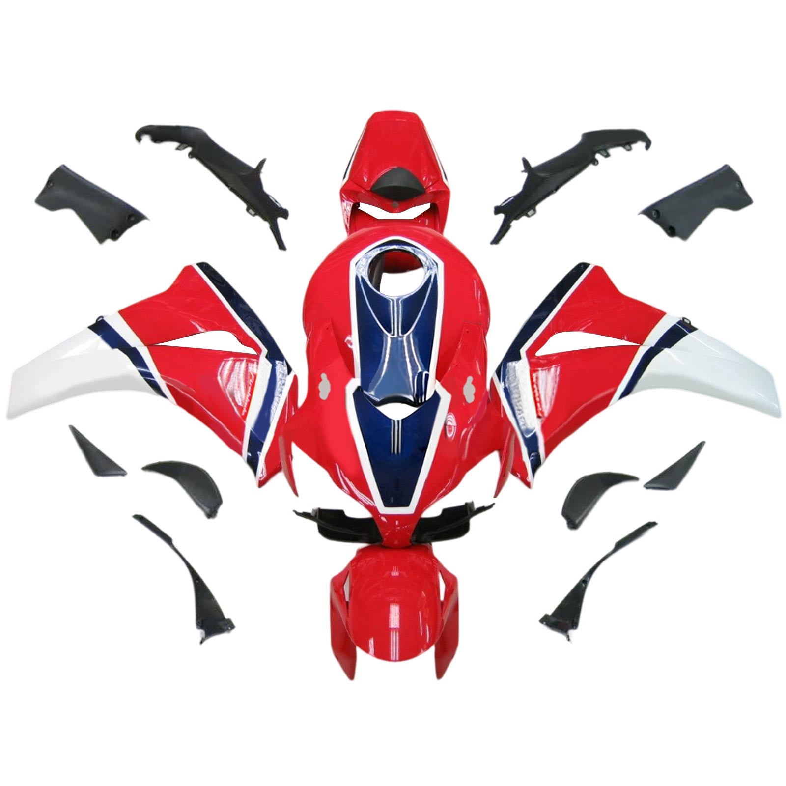 Kit de carénage injecté en plastique ABS pour Honda CBR1000RR 2008-2011