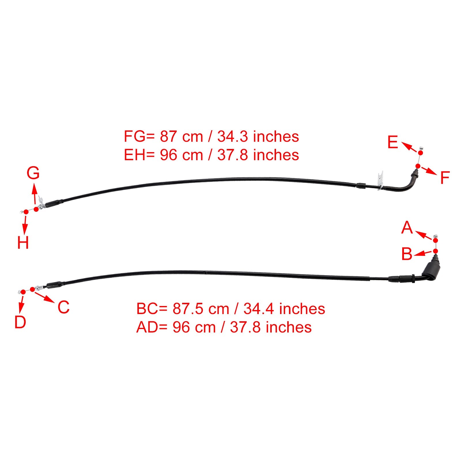 Mustakiihdytinkaapeli Suzuki GSXR1000 2017-2023