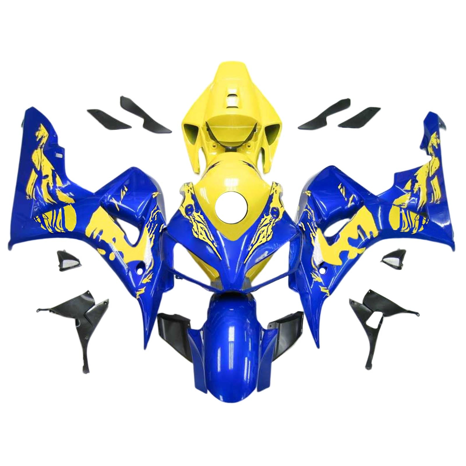 Kit de carénage injecté en plastique ABS pour Honda CBR1000RR 2006-2007