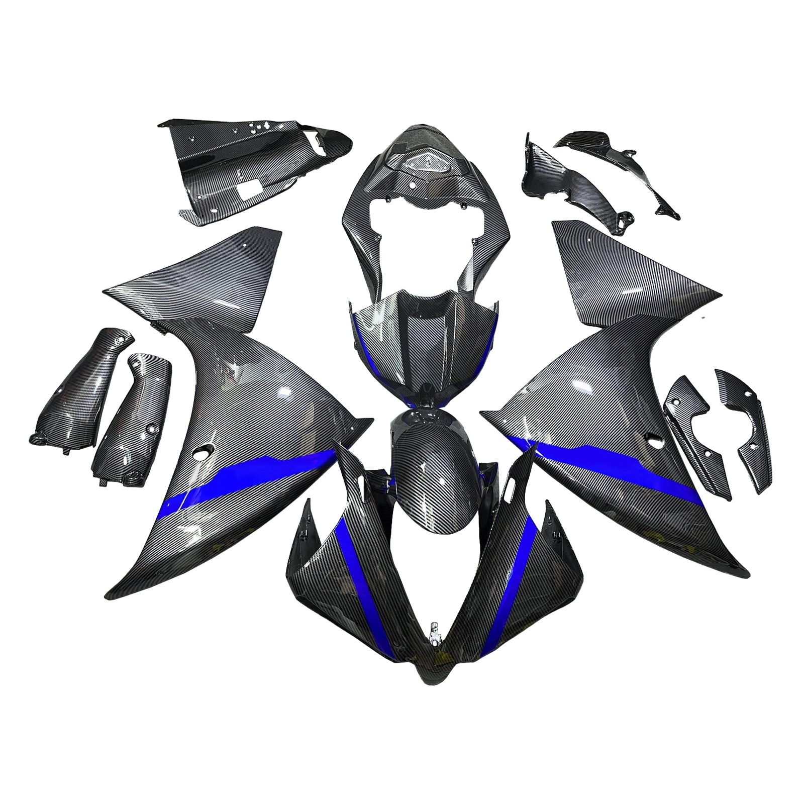 Kit carenatura iniettata in plastica ABS per Yamaha YZFR1 YZF-R1 2012-2014