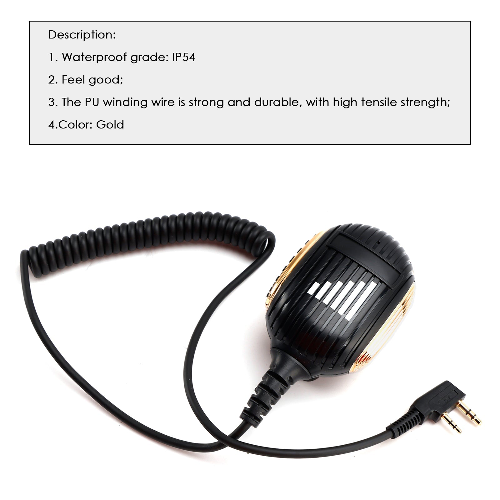 Microfono con altoparlante K-SM26 per TK-220 TH-F6 RPU499A KG669 TG-2AT PX333 LT-3288