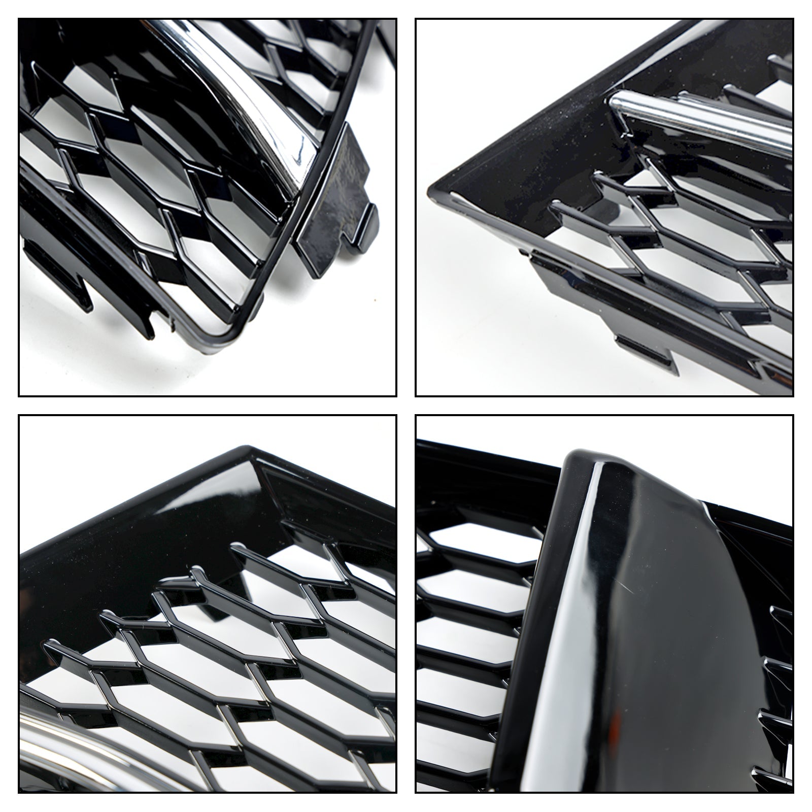 Rejilla de protección de faros antiniebla delanteros para AUDI A3 S-LINE 2017-2019 8V