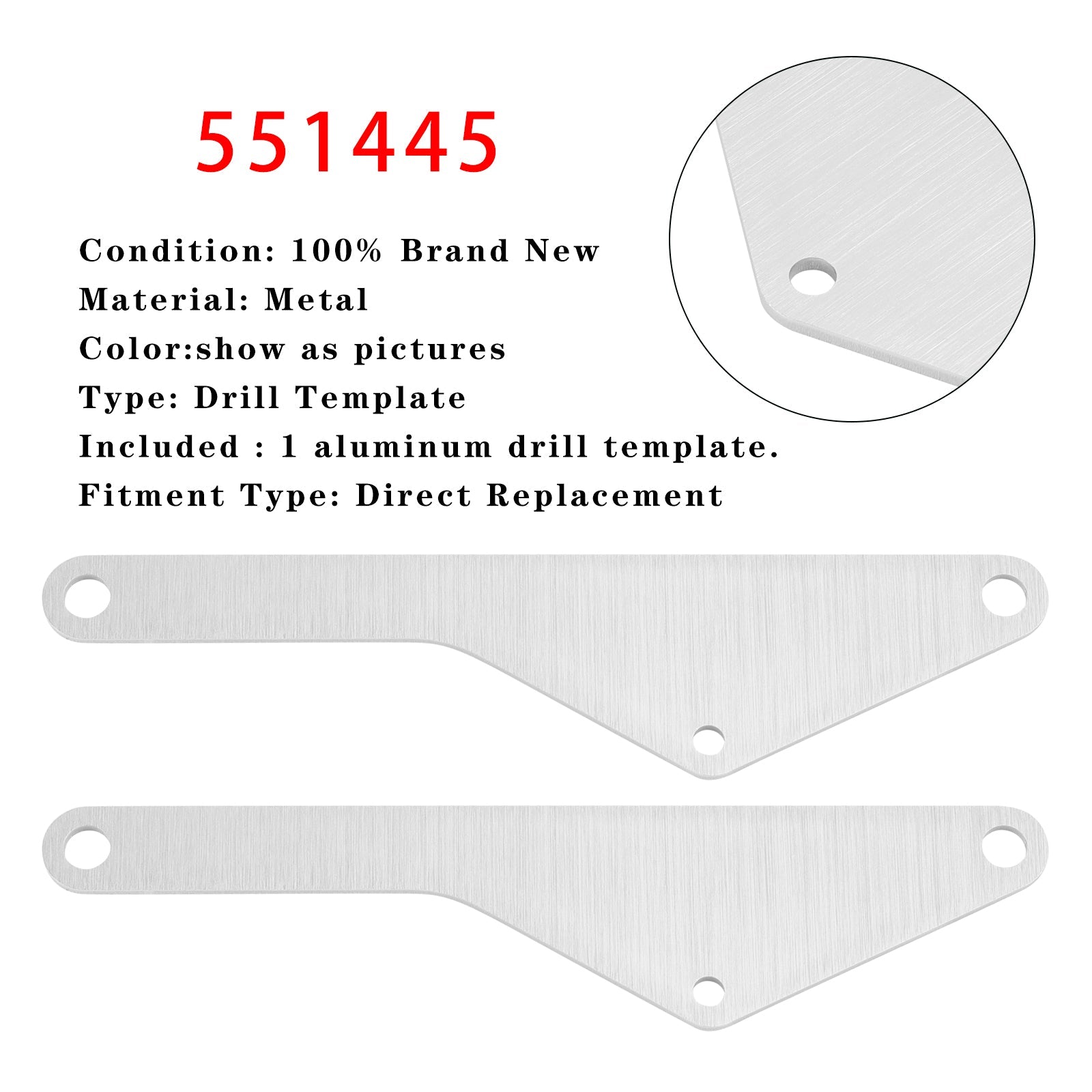 Gietijzeren boormal (set van 2) voor montage dynamo 551445 voor LS1 vrachtwagens/SUV's