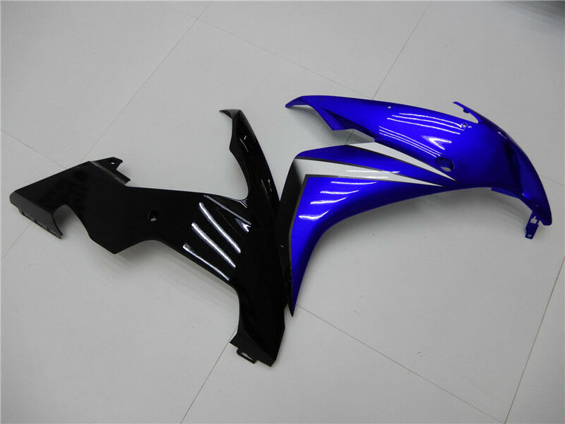Zestaw plastikowych owiewek ABS z połyskiem w kolorze niebieskim, pasujący do Yamaha YZF R1 2004-2006