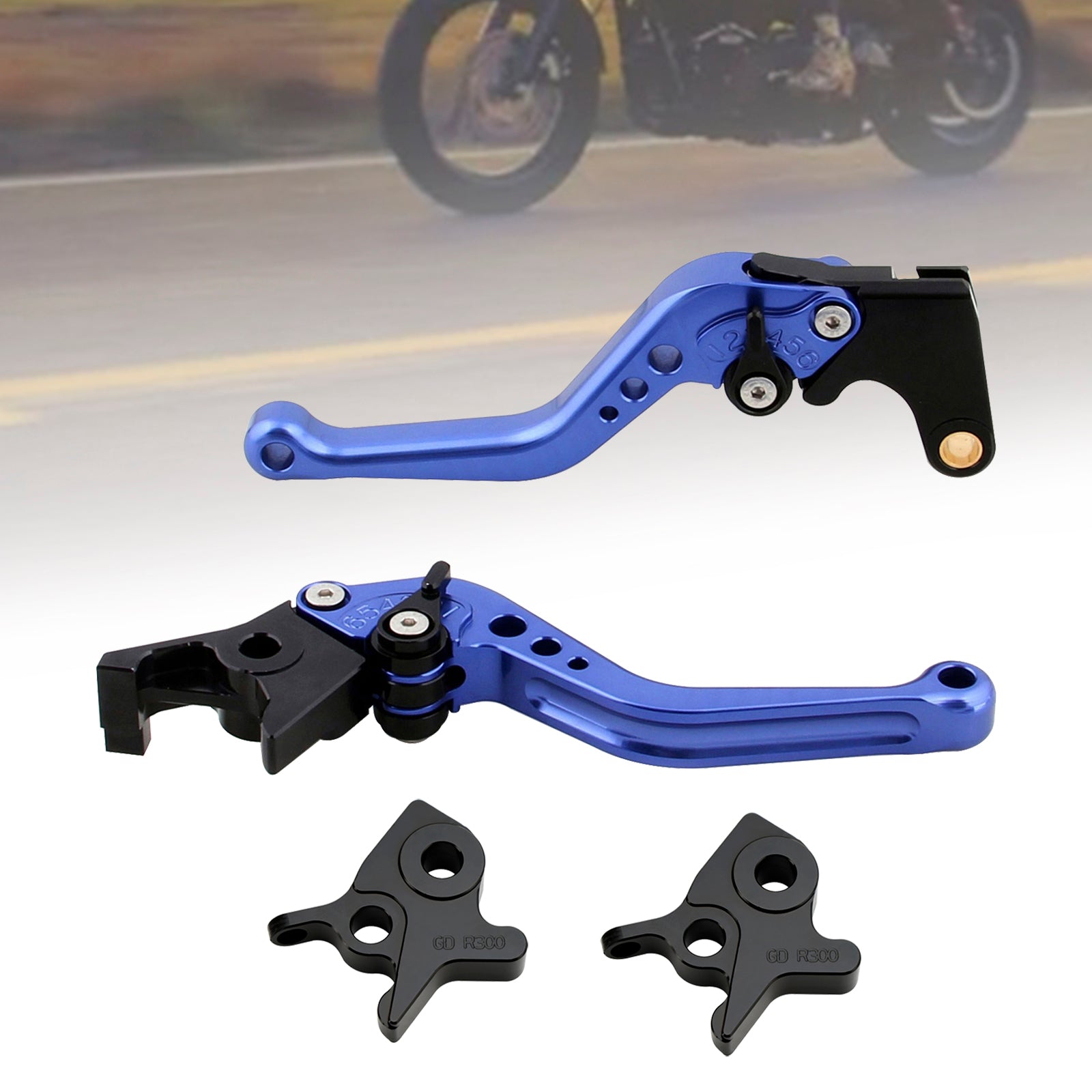 Palanca de freno y embrague corta para Kymco AK550 2017-2022