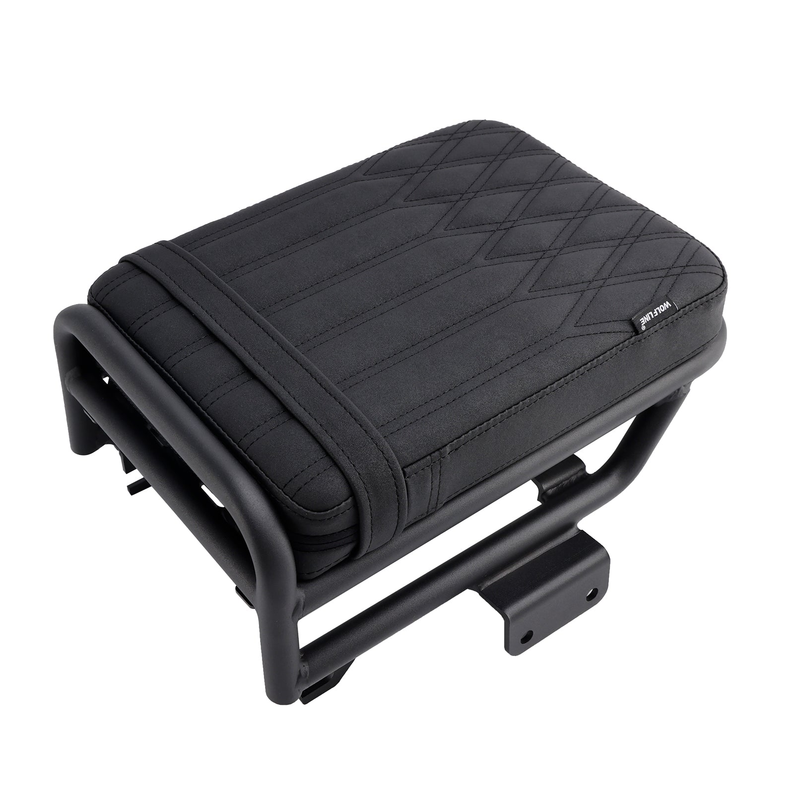 Musta litteä matkustaja satula Honda CT125 Hunter Cub 2020-2023