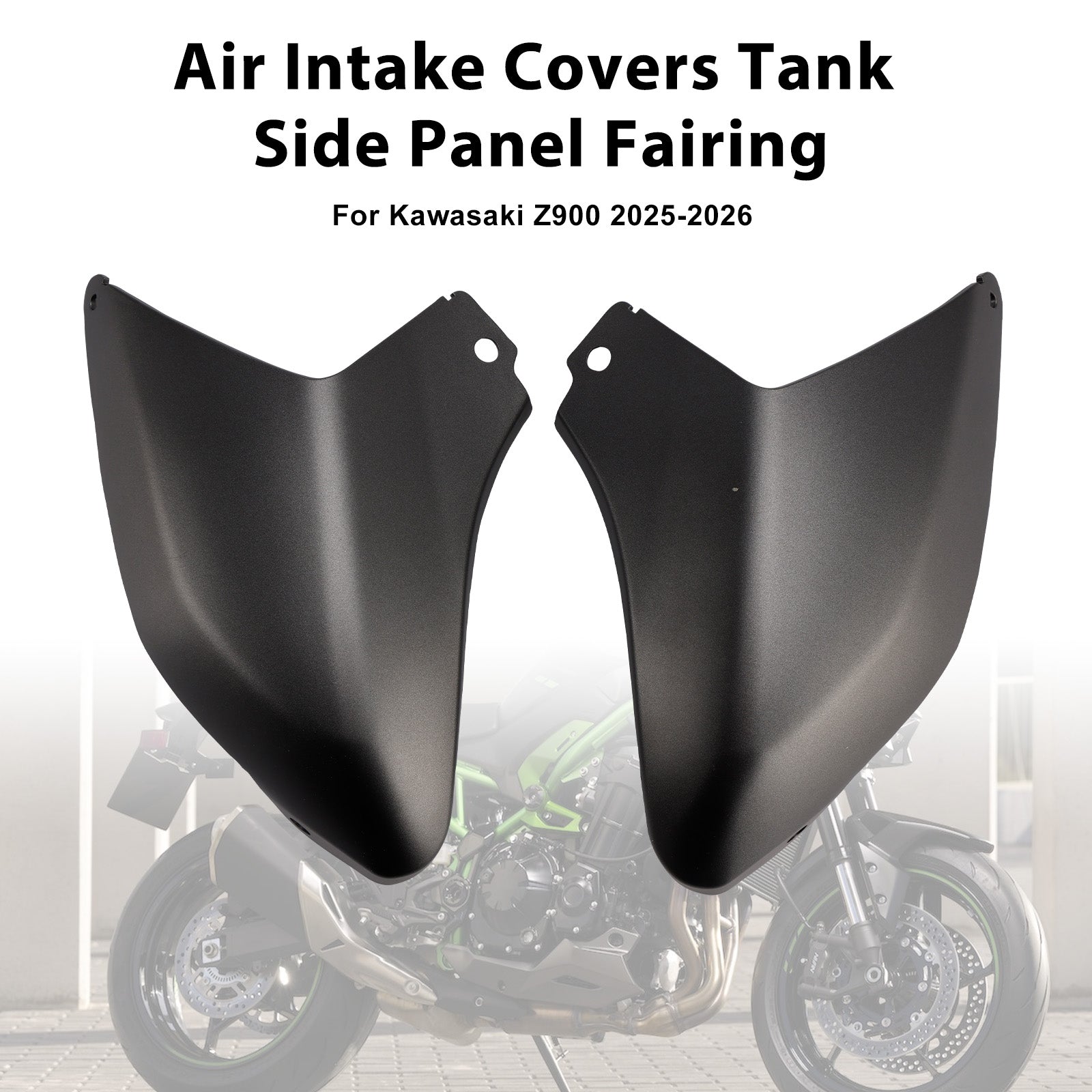 Caches d'admission d'air, carénage latéral du réservoir pour Kawasaki Z900 2025-2026