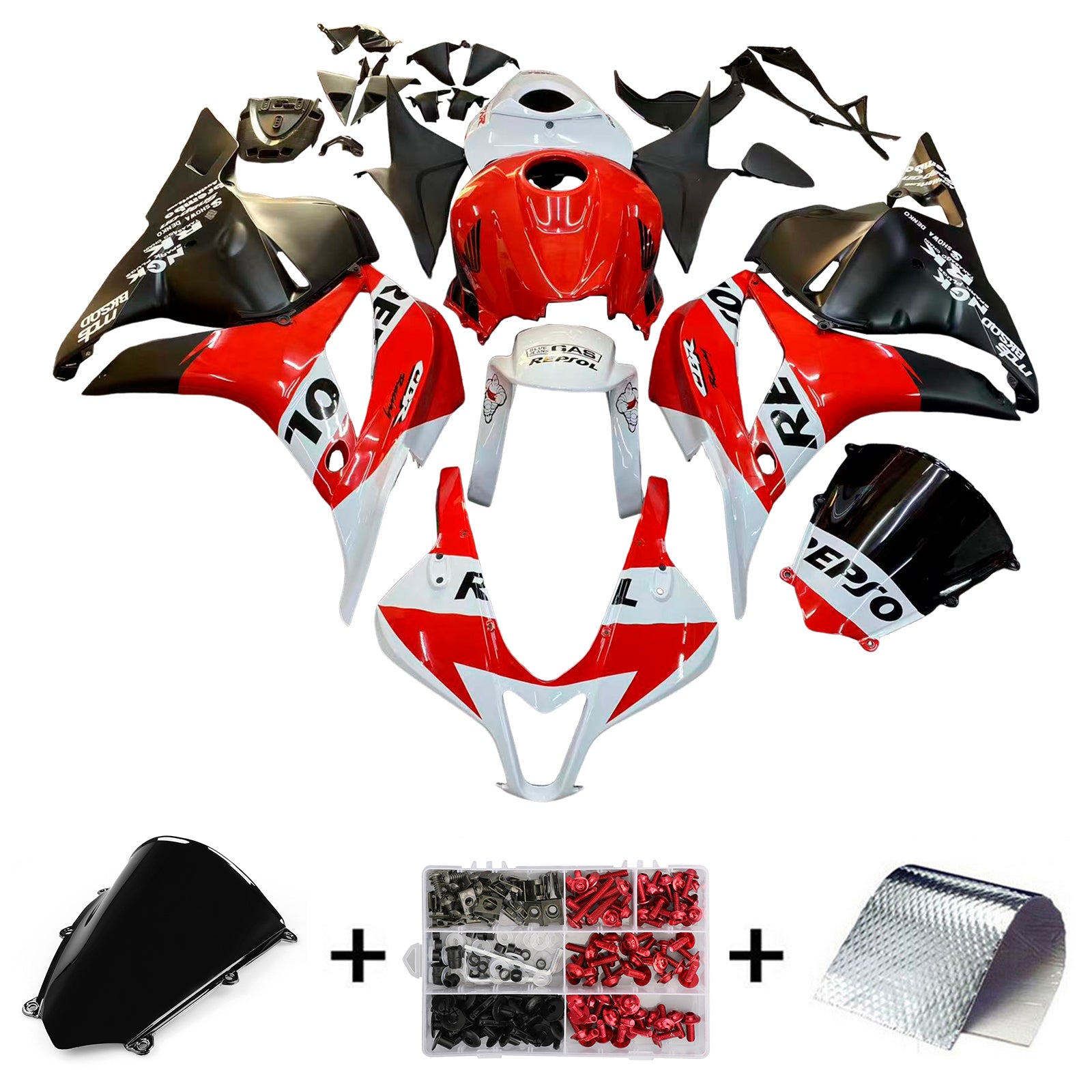 ABS Plastic Kairing Kit voor Honda CBR600R 2009-2012 F5