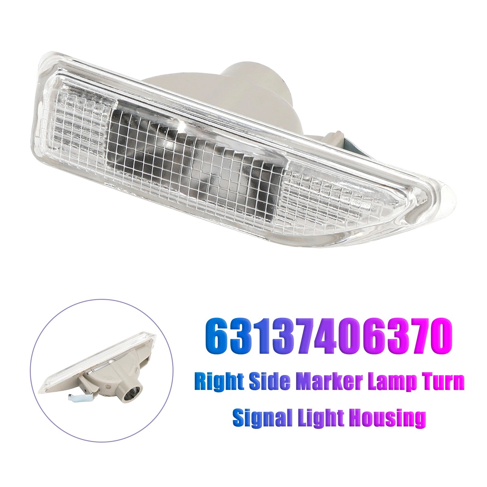 Box lampeggiante per mini F60 F60 Right Position Fire 2016-2021 63137406370