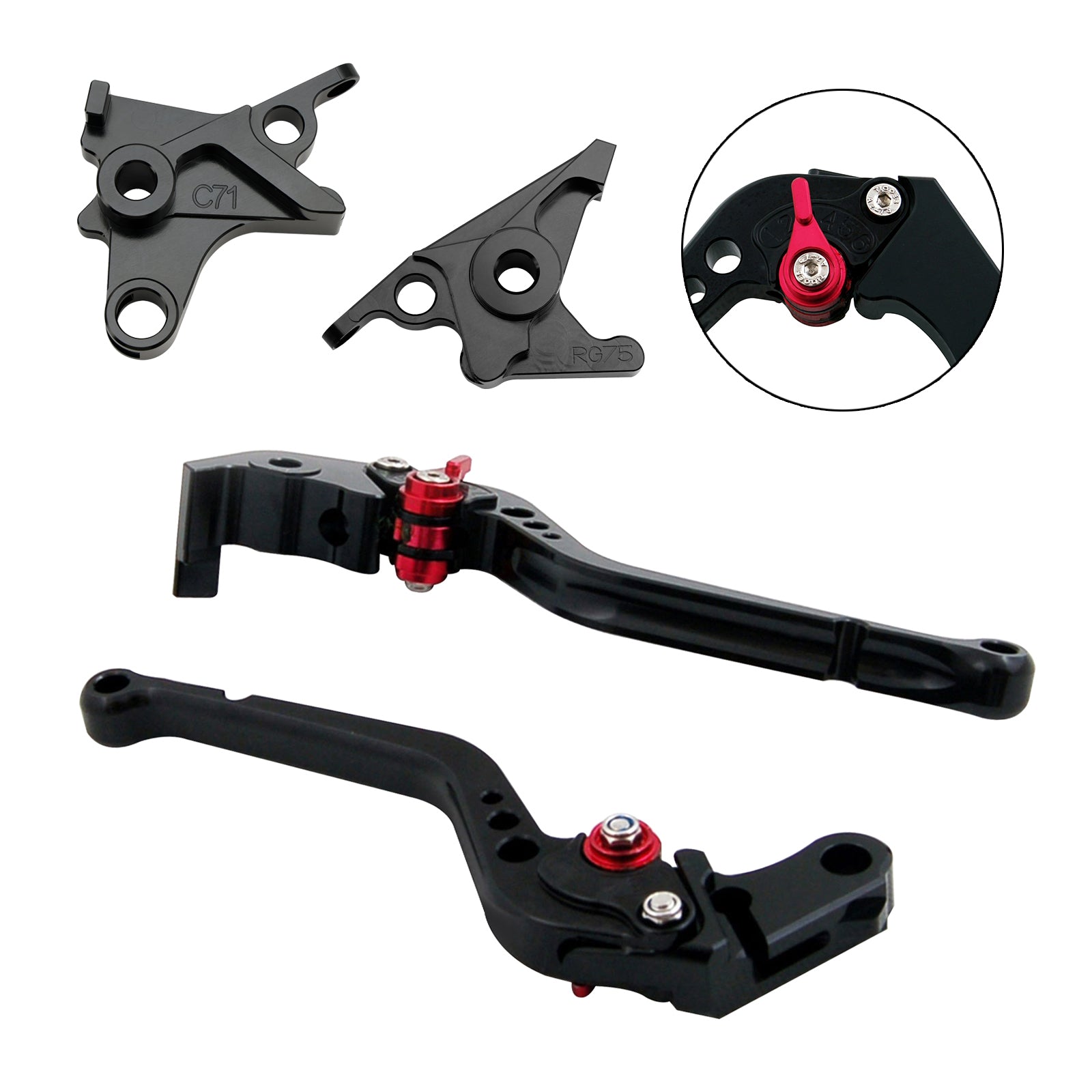 Levier de frein et d'embrayage long pour BMW R NINE T / PURE / RACER 2017-2023