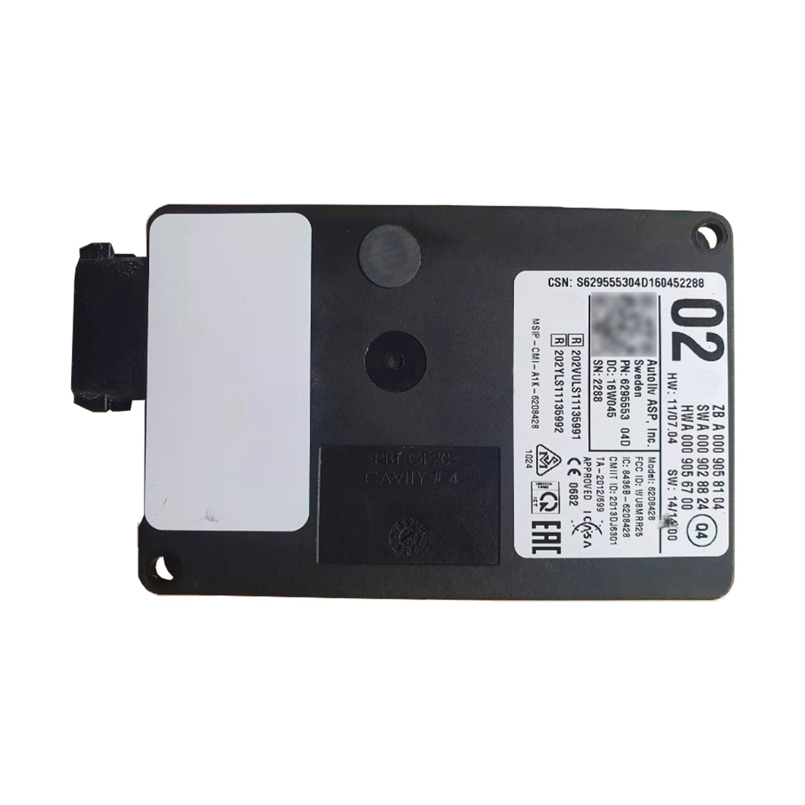 Module de capteur radar d'angle mort pour Benz X166 W205 C207 W212 C217 C218 W222 R231 X253 X292 A0009058104