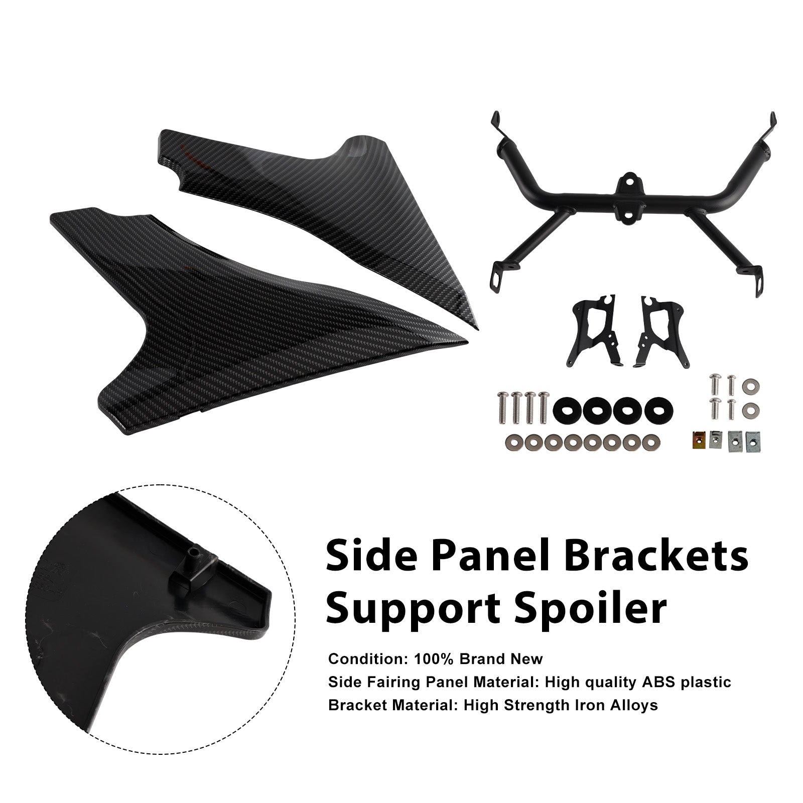 Staffe del pannello laterale per staffa spoiler Harley Road Glide CVO ST FLTRXSTSE dal 2024 in poi