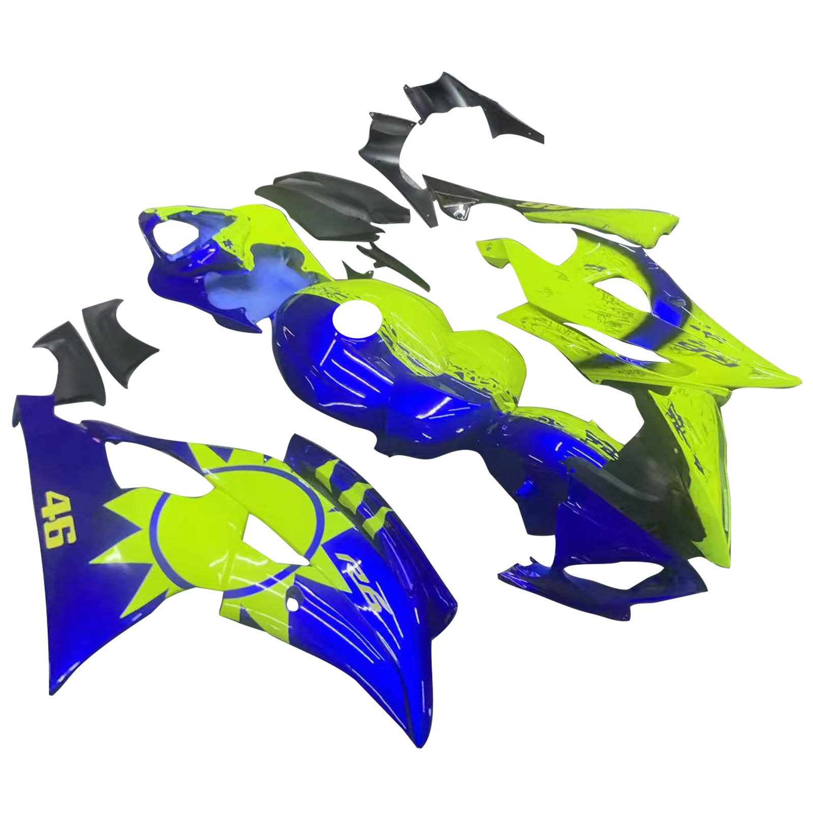 ABS Plastic Kairing Kit voor Yamaha YZF 600 R6 2008-2016