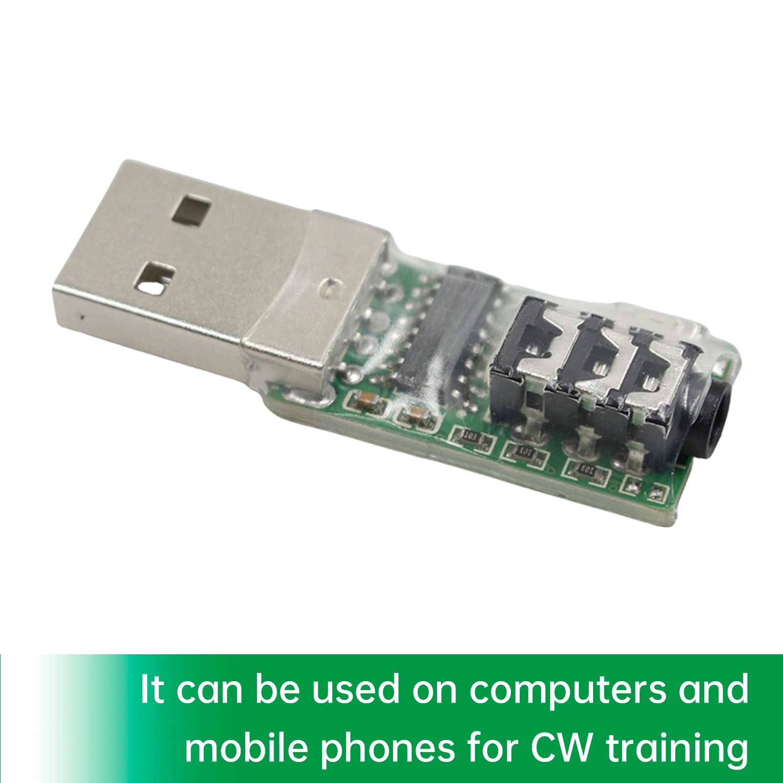 Wielofunkcyjny interfejs USB CW trener Vband Mcode Trainer Connection