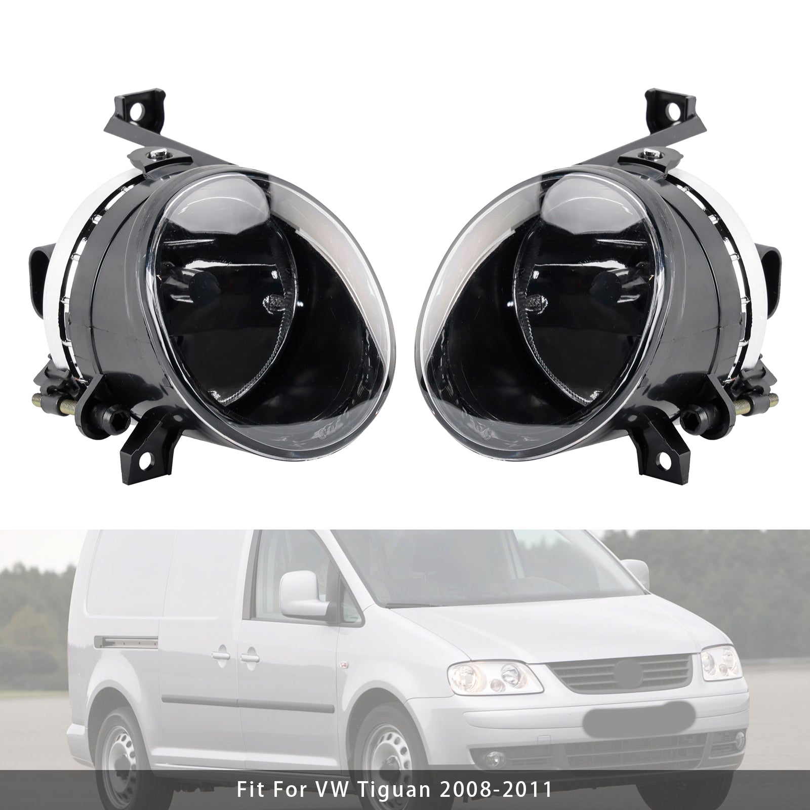 Par de luces antiniebla delantera antes de Volkswagen Caddy 2004-2011 y Touran 2003-2008